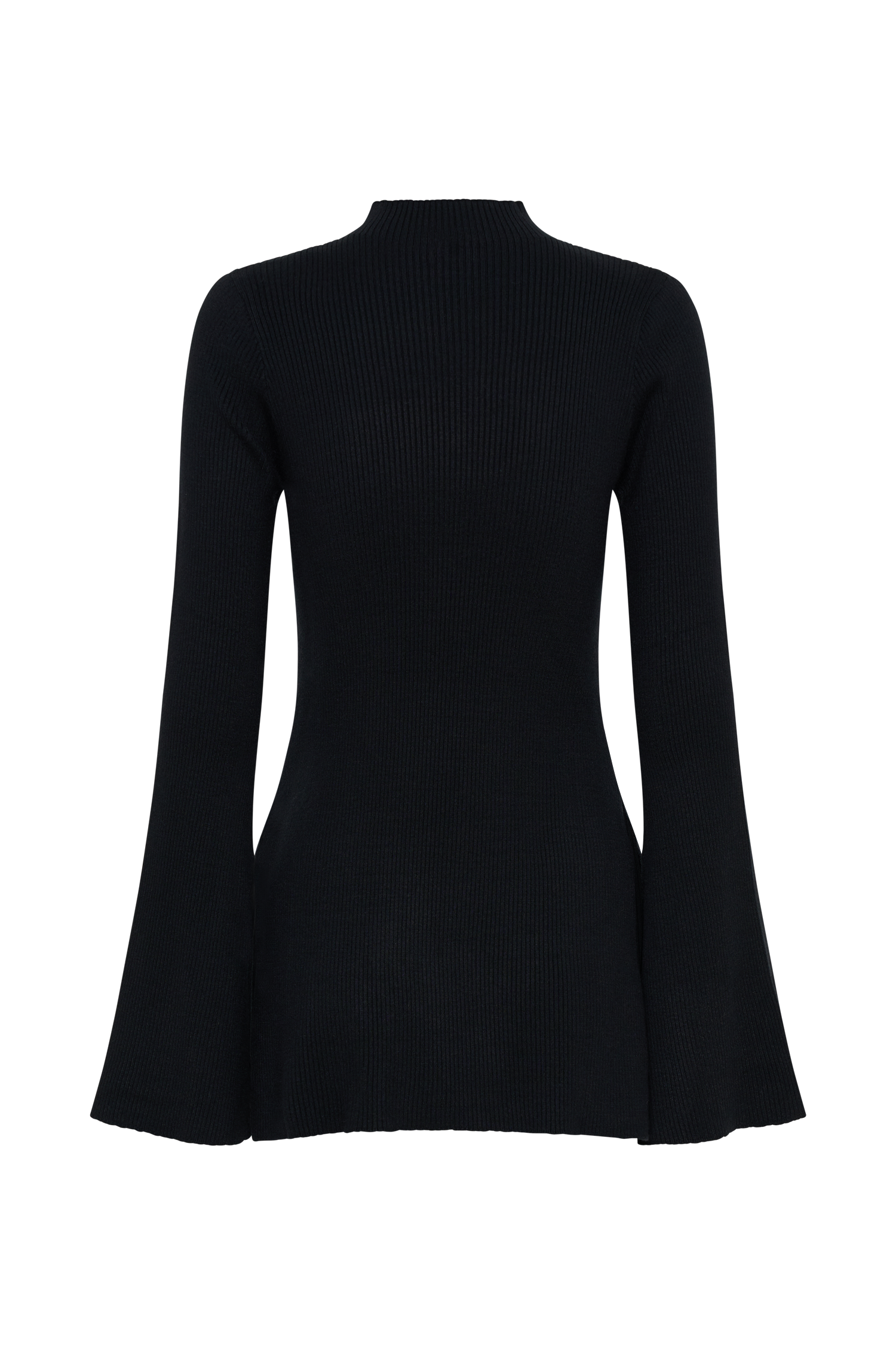 Levauro Jovie Oversize Örgü Kazak - Siyah