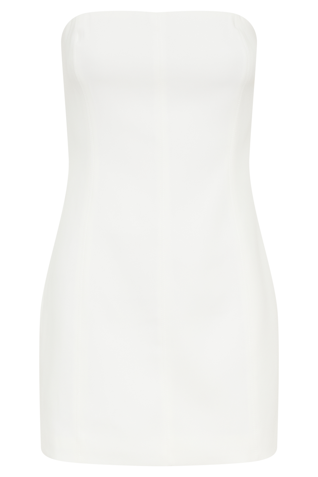 Levauro  Maci Krep Mini Elbise - Beyaz