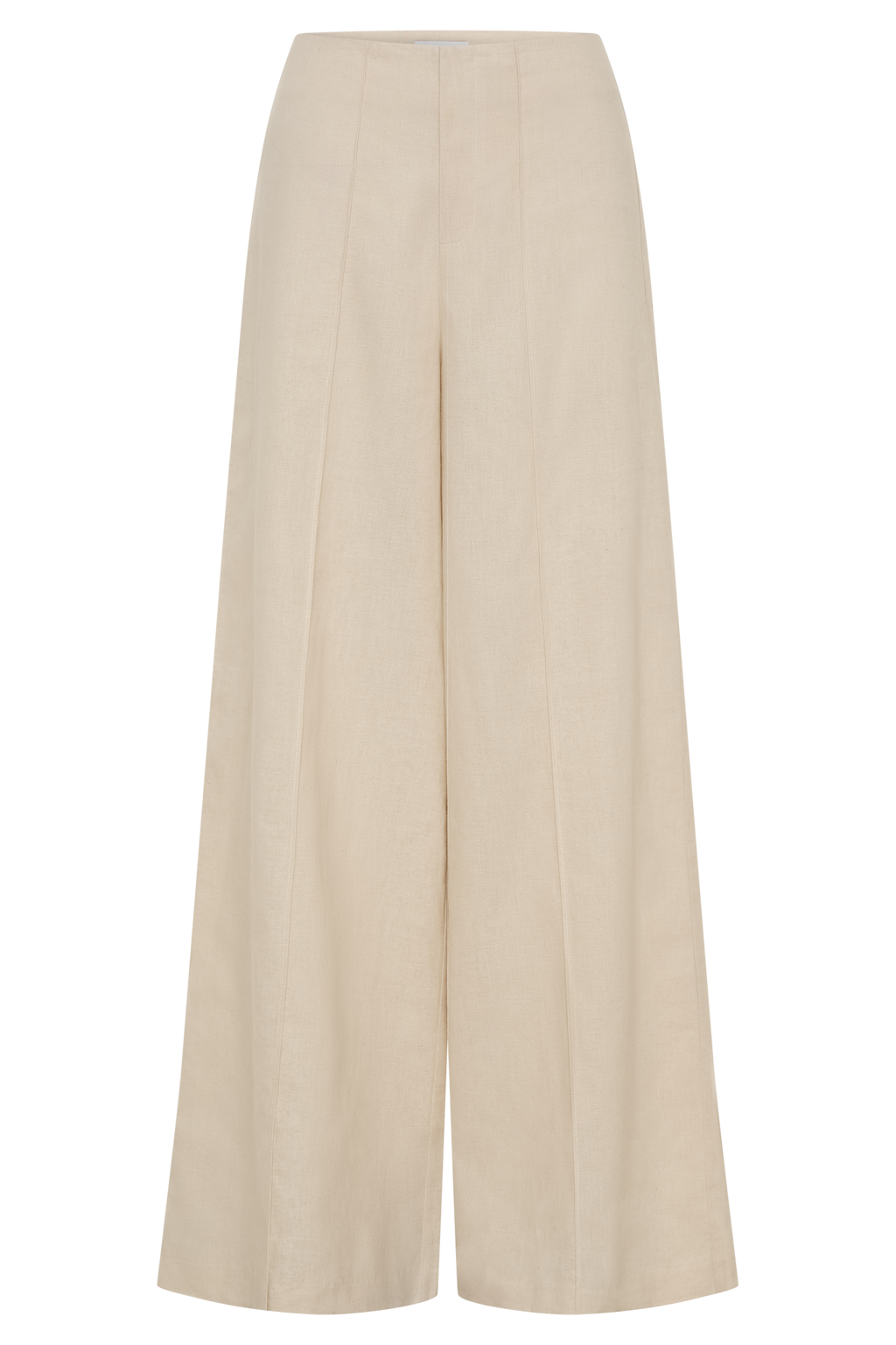 Levauro Brandi Keten Düz Paça Pantolon - Wheat Marle