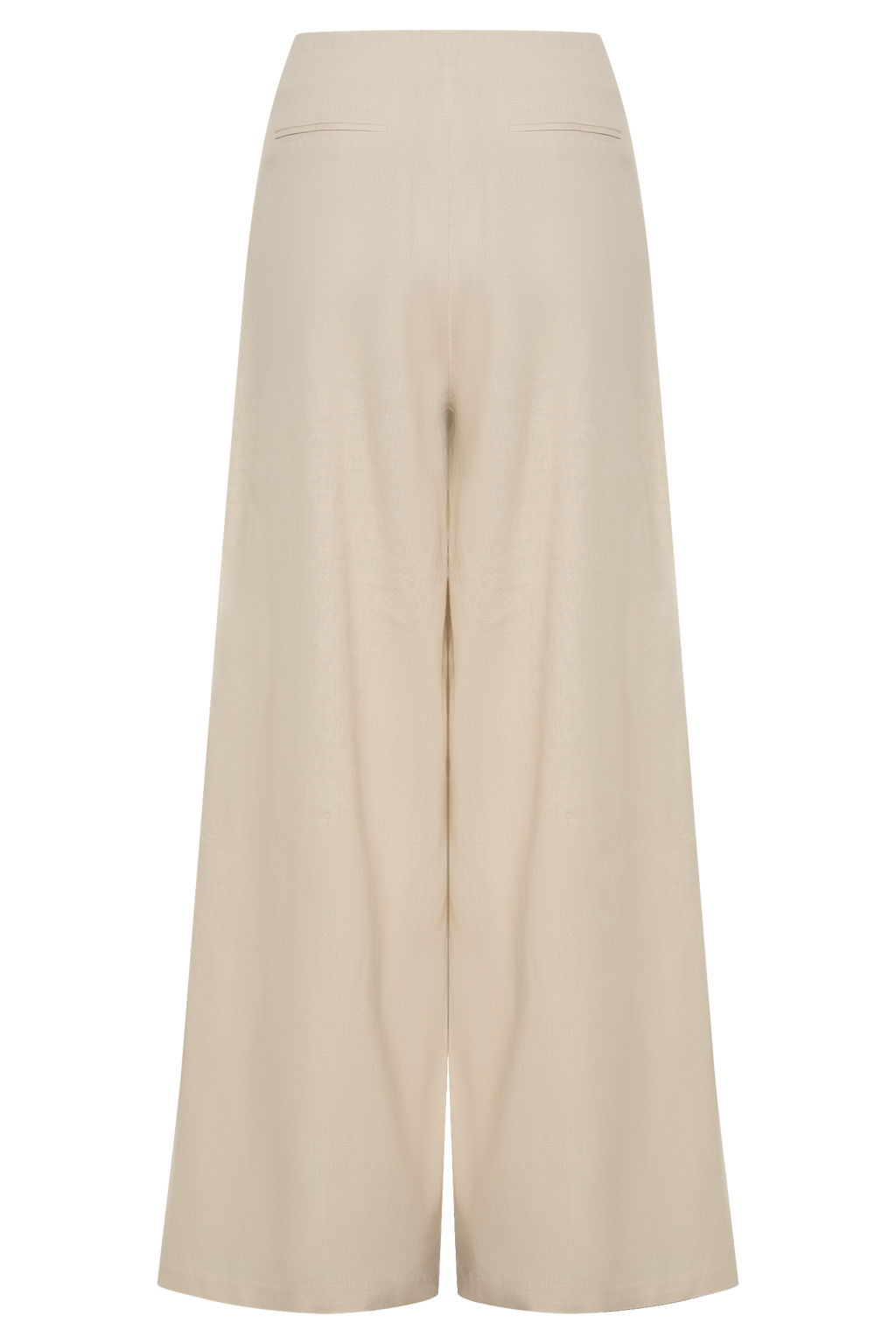 Levauro Brandi Keten Düz Paça Pantolon - Wheat Marle