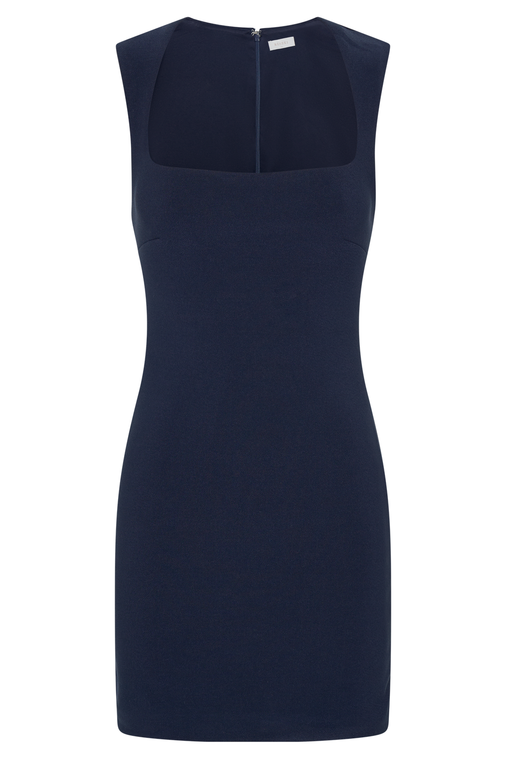 Levaru Frida Krep Mini Elbise - Koyu Lacivert