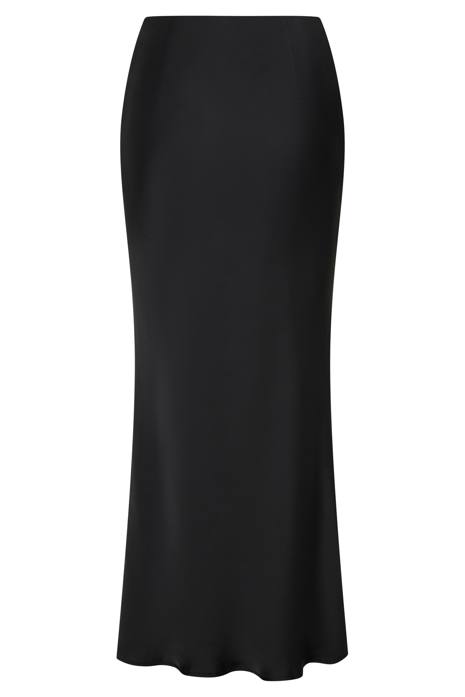 Levaru  Viviana Saten Maxi Etek - Siyah