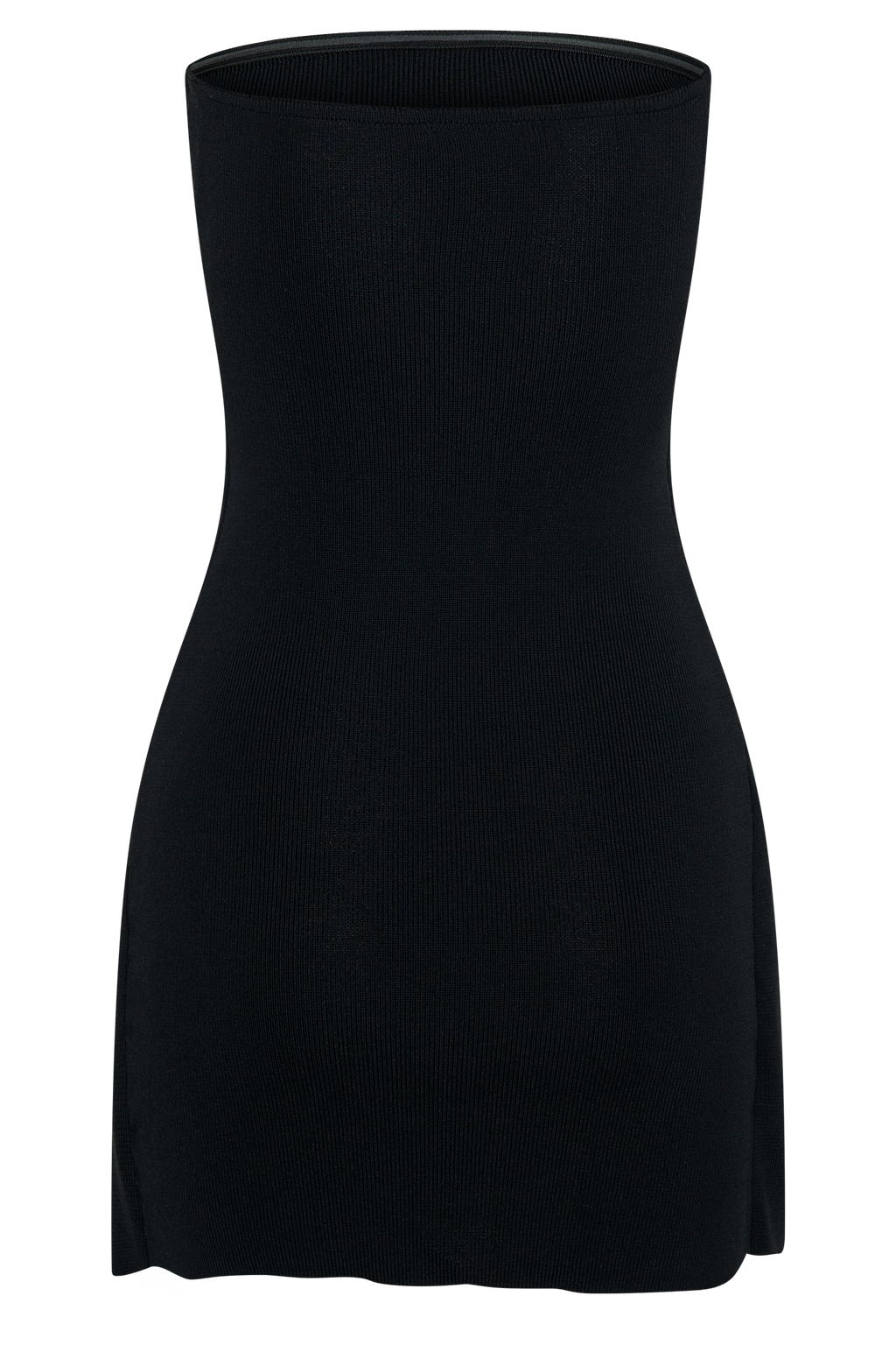 Levauro Rian Straplez Triko Mini Elbise - Siyah
