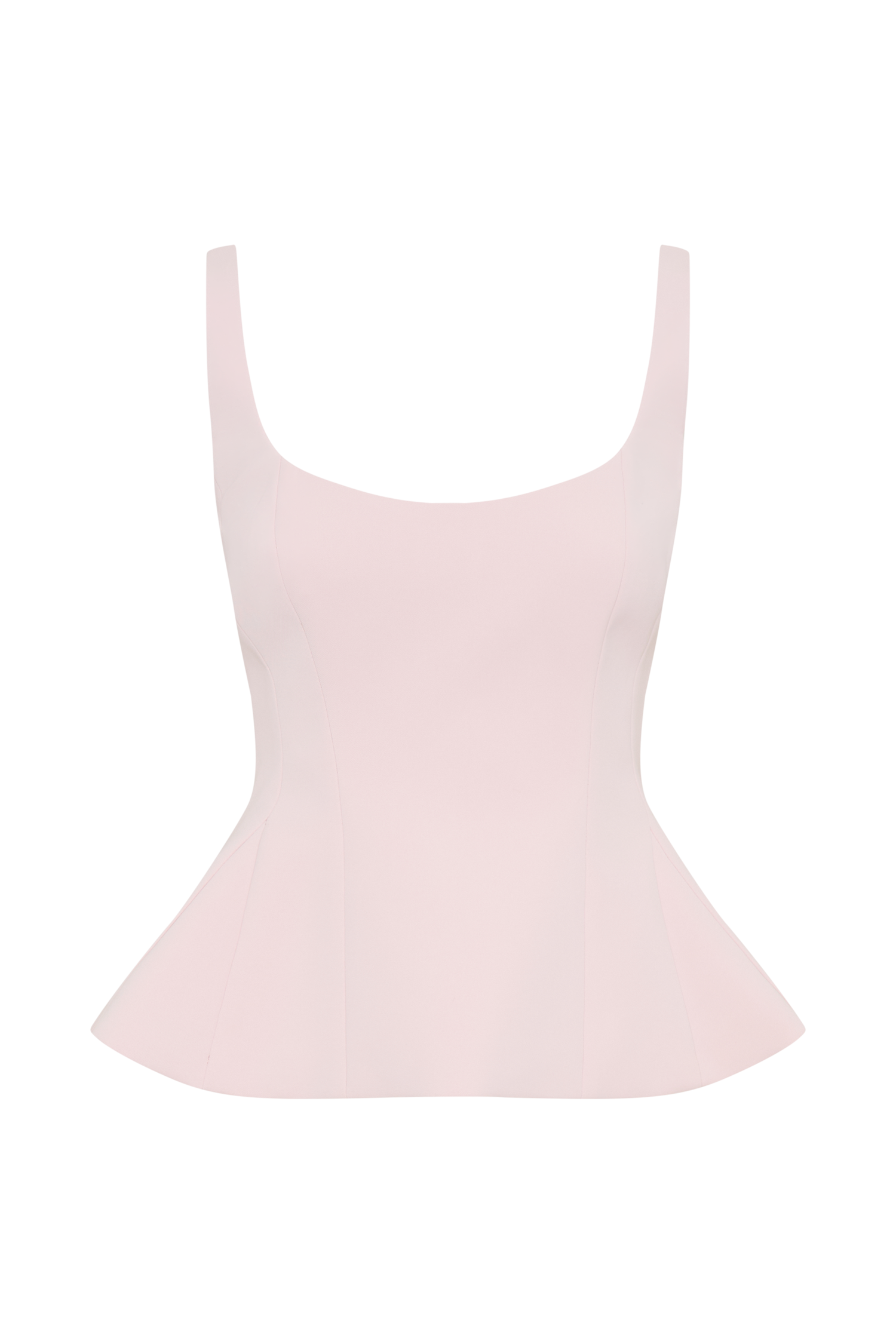 Levauro Korrie Suit Peplum Üst - Pudra Pembesi