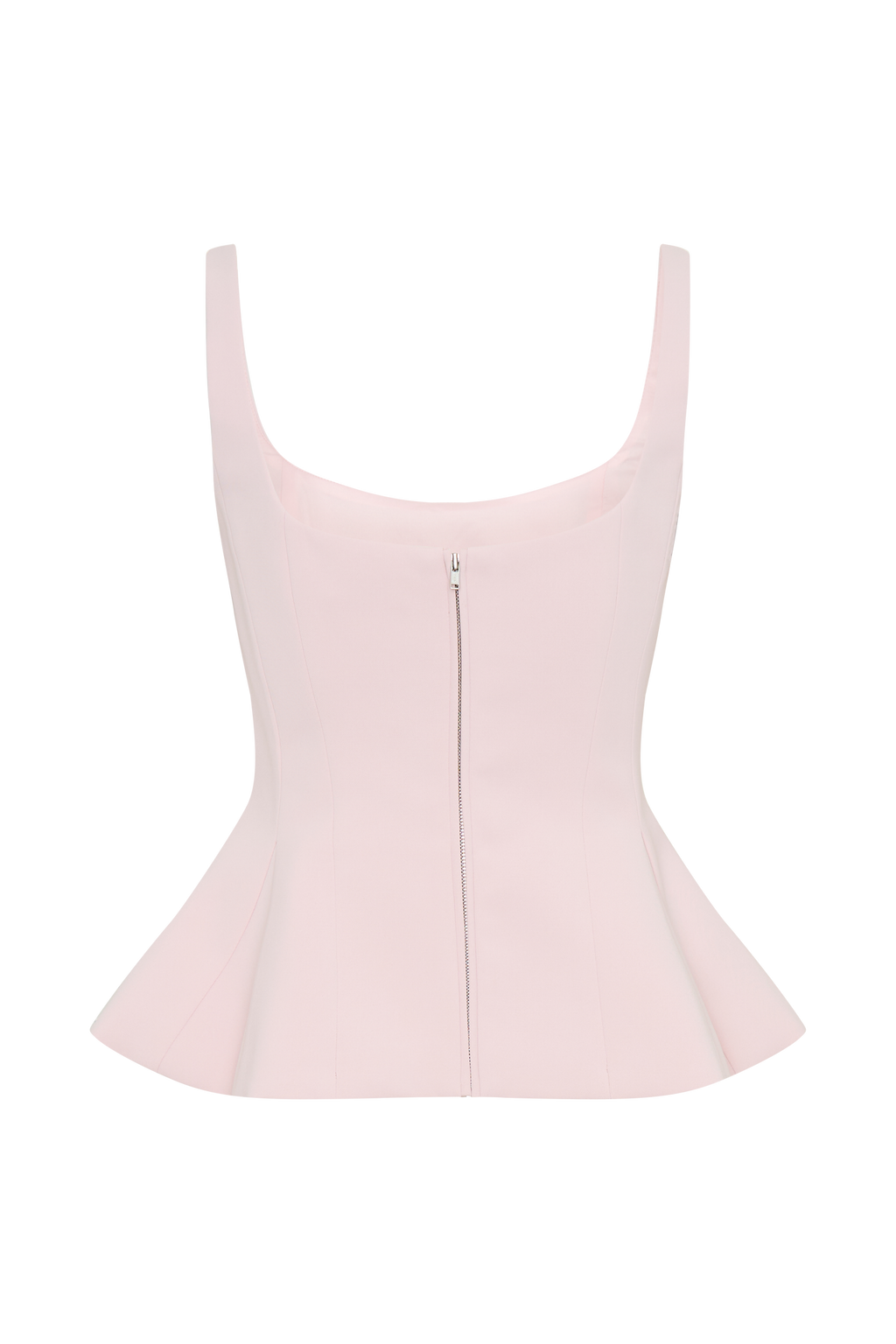 Levauro Korrie Suit Peplum Üst - Pudra Pembesi