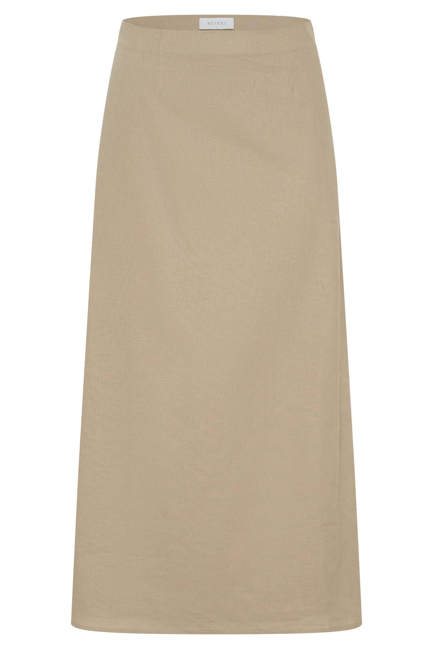 Levauro  Dora Keten Midi Etek - Naturel