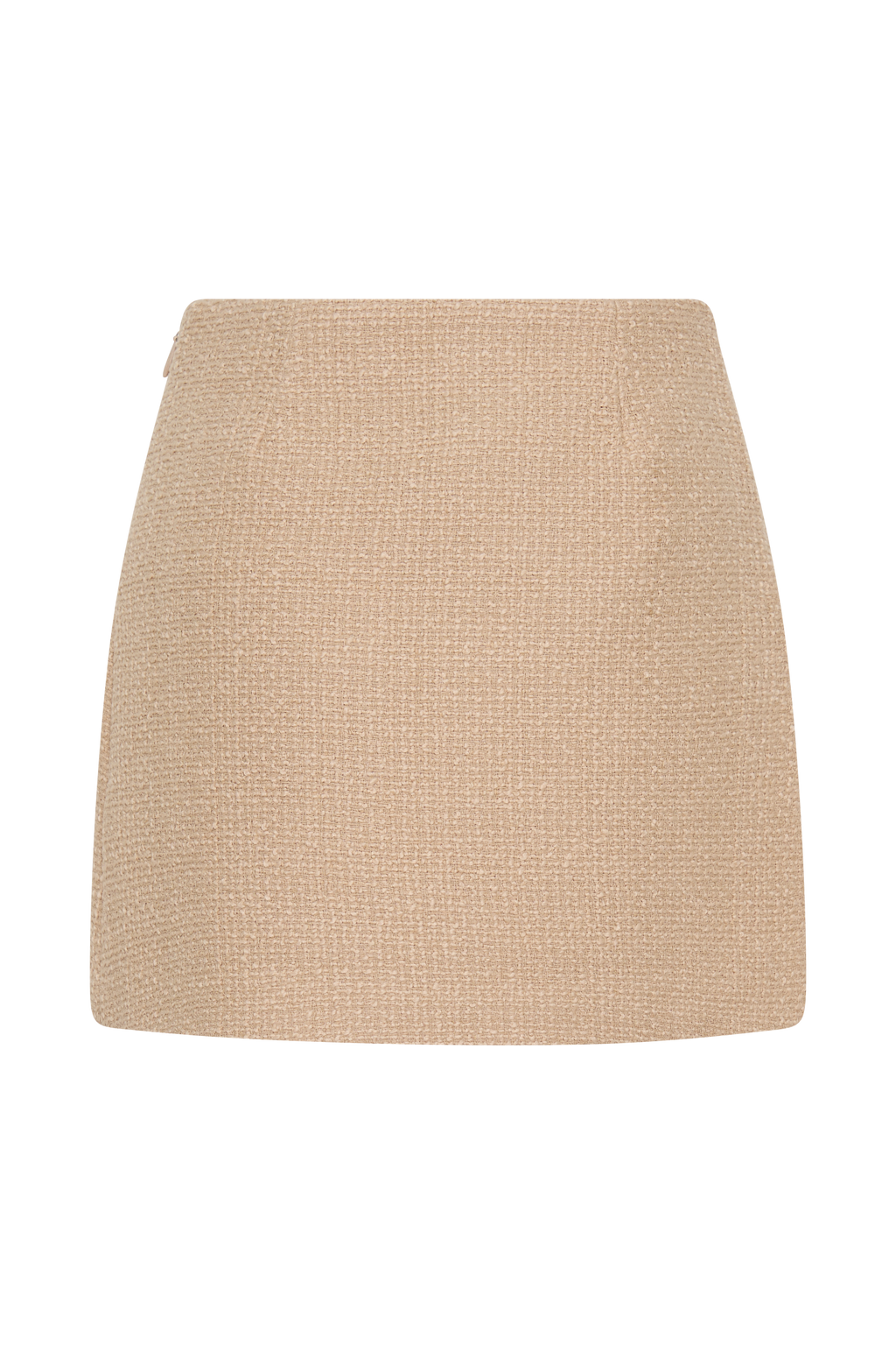LevauroCamilla Buklet Mini Etek - Açık Taupe