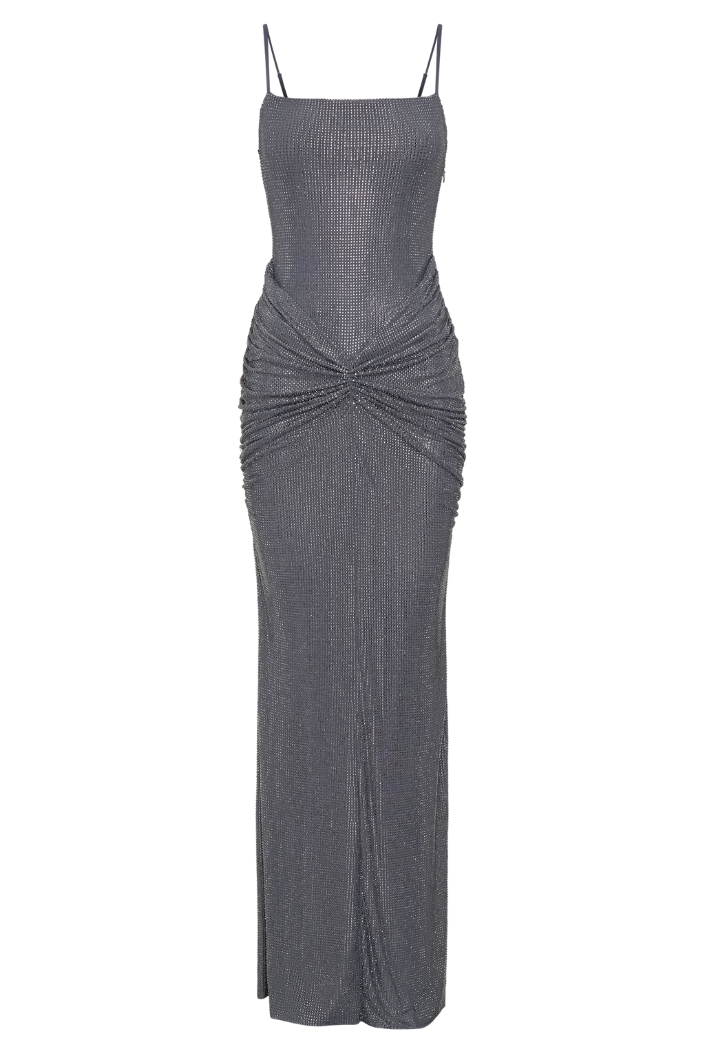 Levauro Roisin Diamante Saten Maxi Elbise - Tunç
