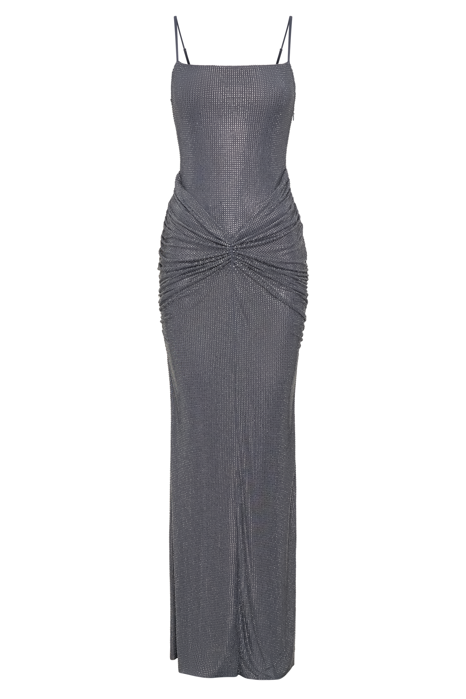 Levauro Roisin Diamante Saten Maxi Elbise - Tunç