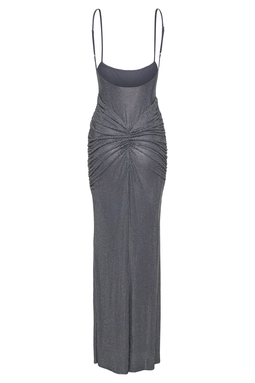 Levauro Roisin Diamante Saten Maxi Elbise - Tunç