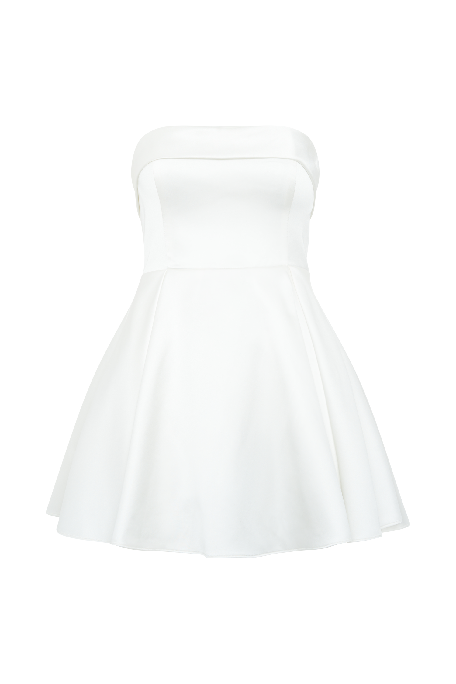 Levauro Eileen Mini Elbise - Beyaz