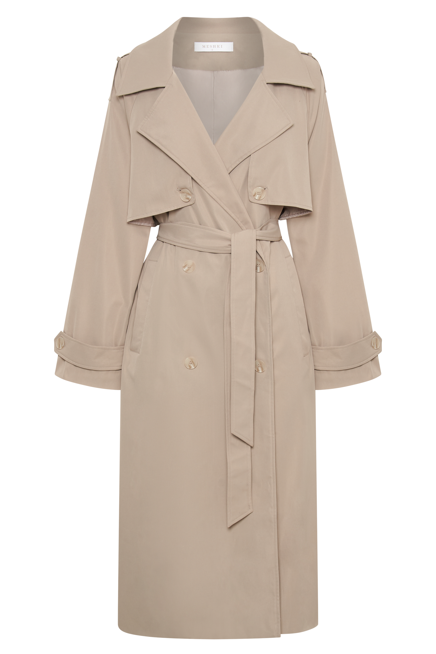 Levauro  Andreas Oversize Trençkot - Bej