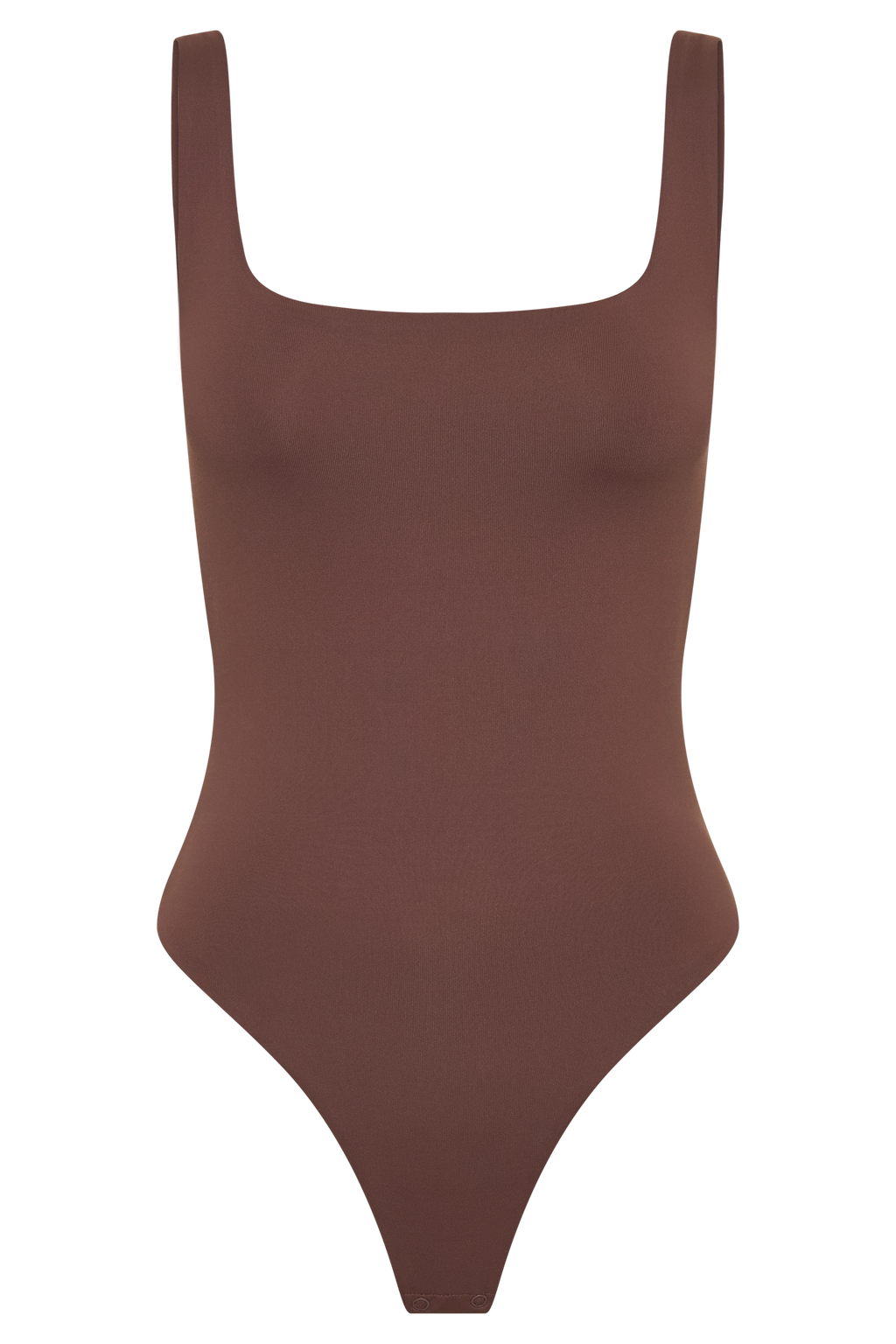 Levauro Charlie Geri Dönüşümlü Naylon Yuvarlak Yaka Body - Mocha