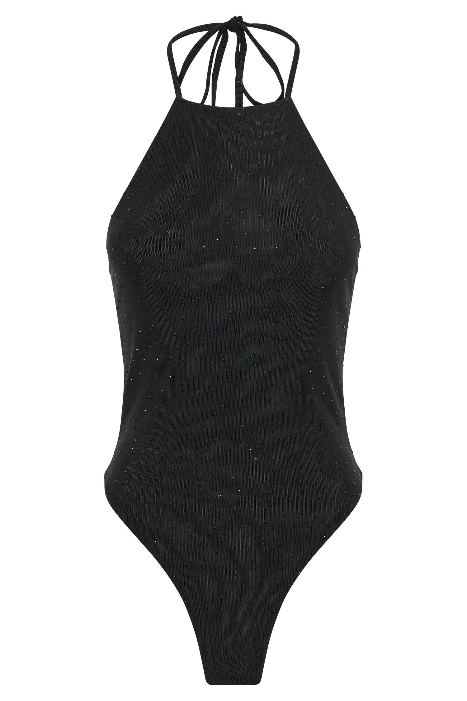 Levauro Alani Hot Fix Mesh Body - Siyah