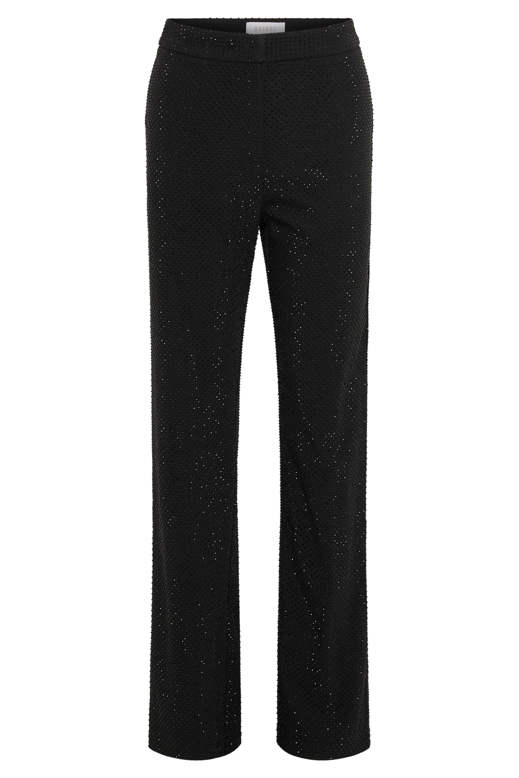 Levauro Kaycee Düz Paça Diamante Pantolon - Siyah