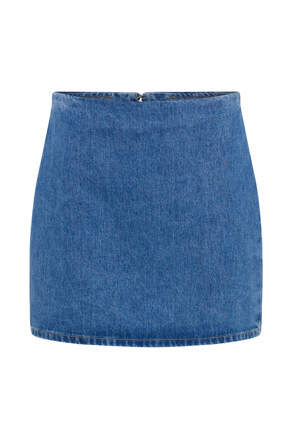 Levauro Ellie Denim Mini Etek - 70'Ler Mavi