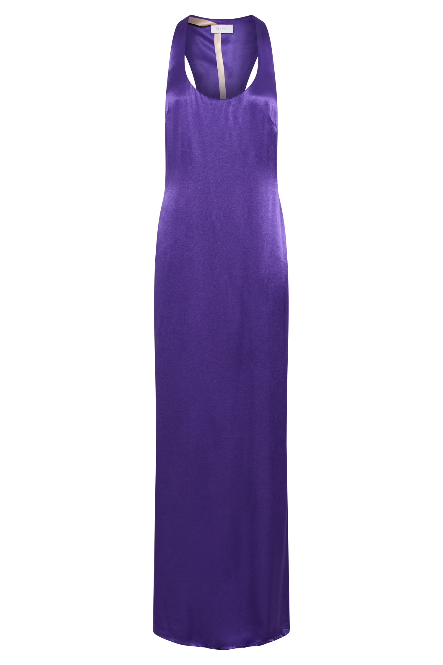 Levauro Jacquelyn Racerback Maxi Elbise - Koyu Mor