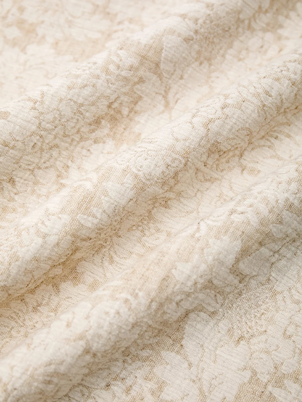 Levauro Keten Yaka Kısa Kollu Jakarlı Üst