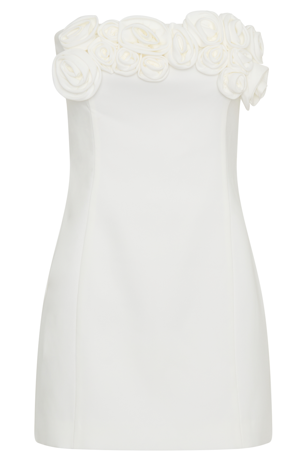 Levauro  Brooks Rose Mini Elbise - Beyaz