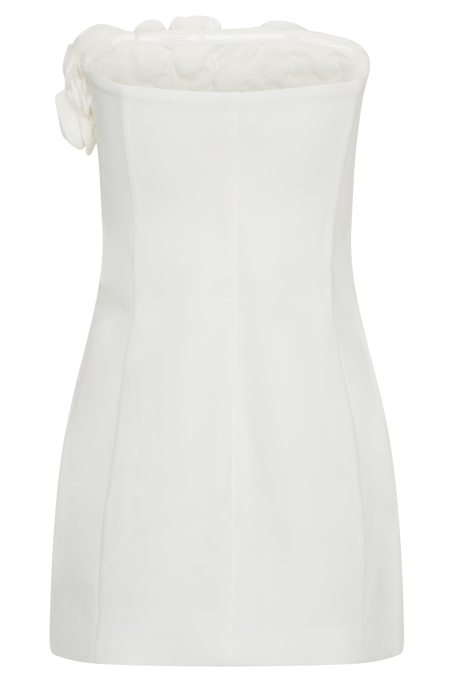 Levauro  Brooks Rose Mini Elbise - Beyaz