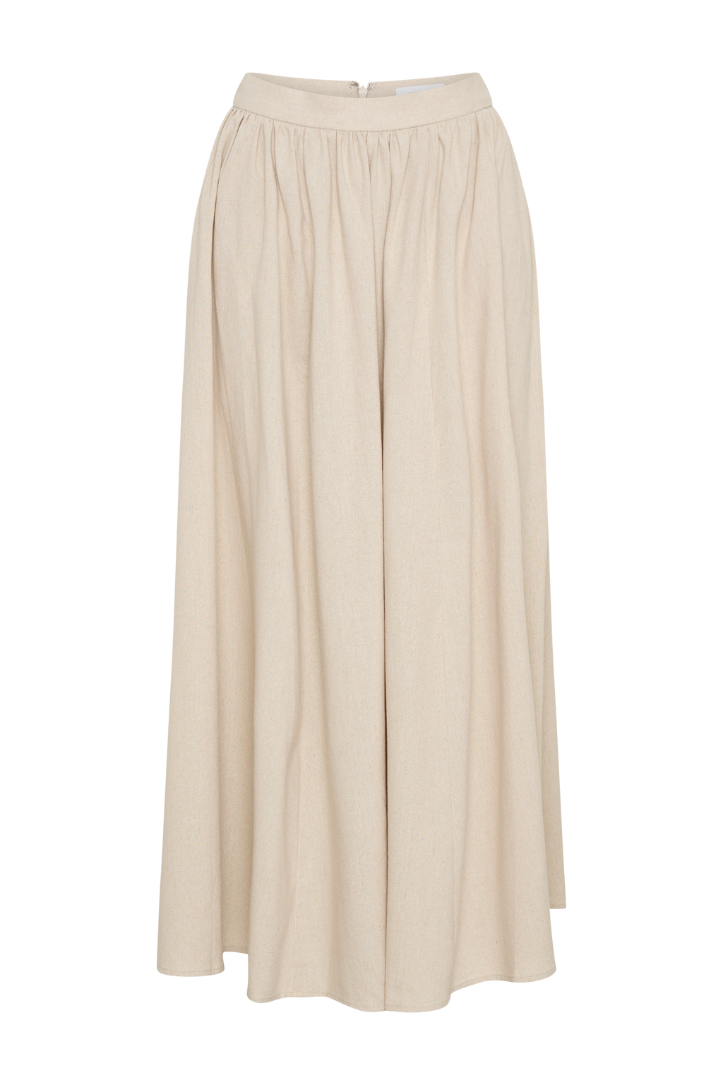 Levauro Clarence Keten A-Line Maxi Etek - Natürel