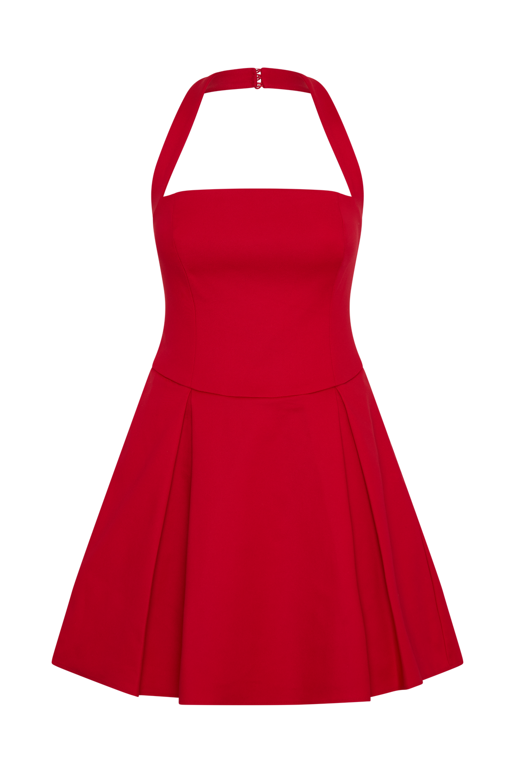 Levauro Julia Halter Mini Elbise - Kırmızı