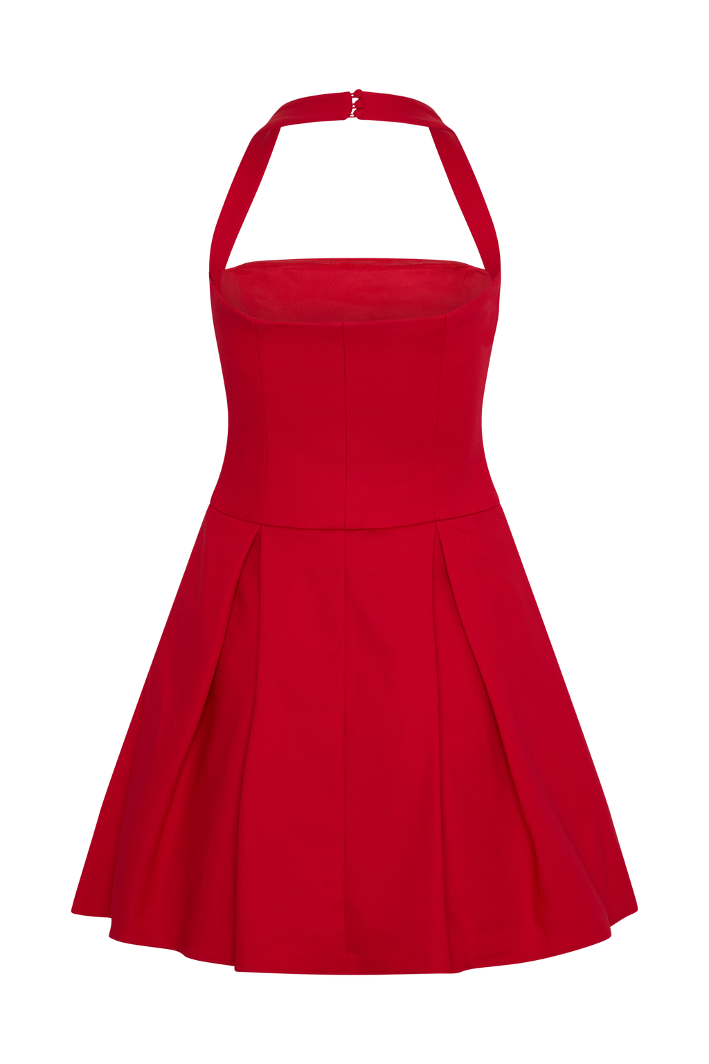 Levauro Julia Halter Mini Elbise - Kırmızı