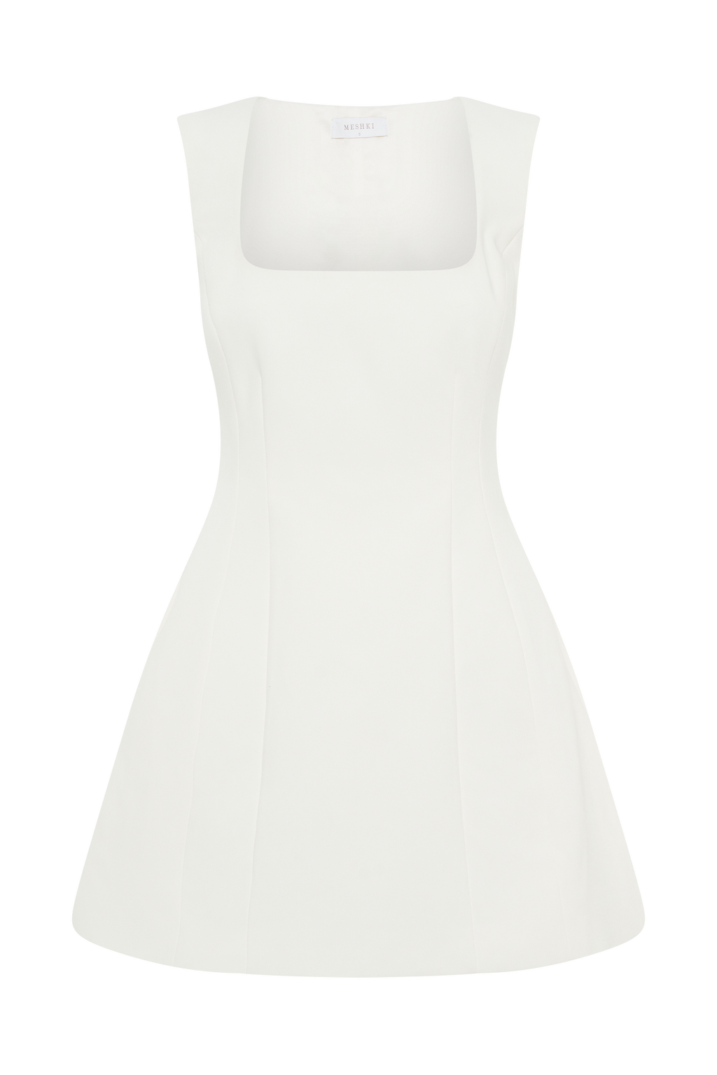 Levauro Lysandre Krep Mini Elbise - Fildişi