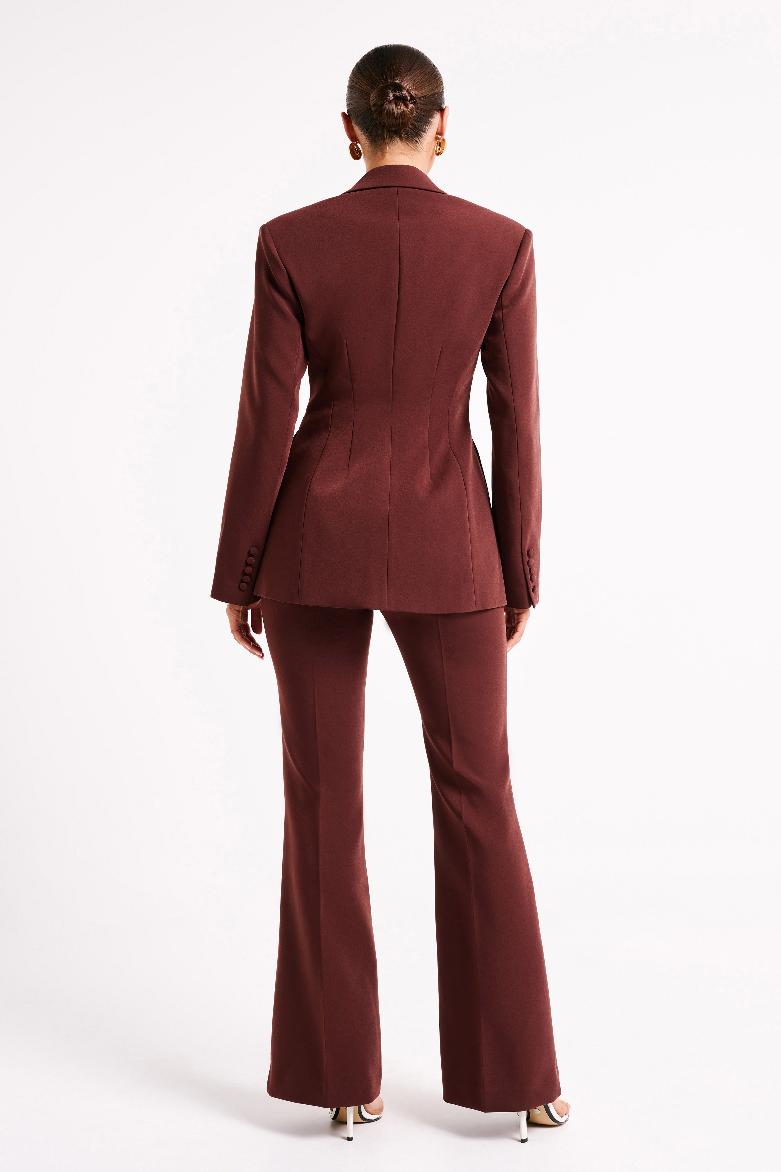 Levauro Loretta Fit & Flare Özel Pantolon - Çikolata