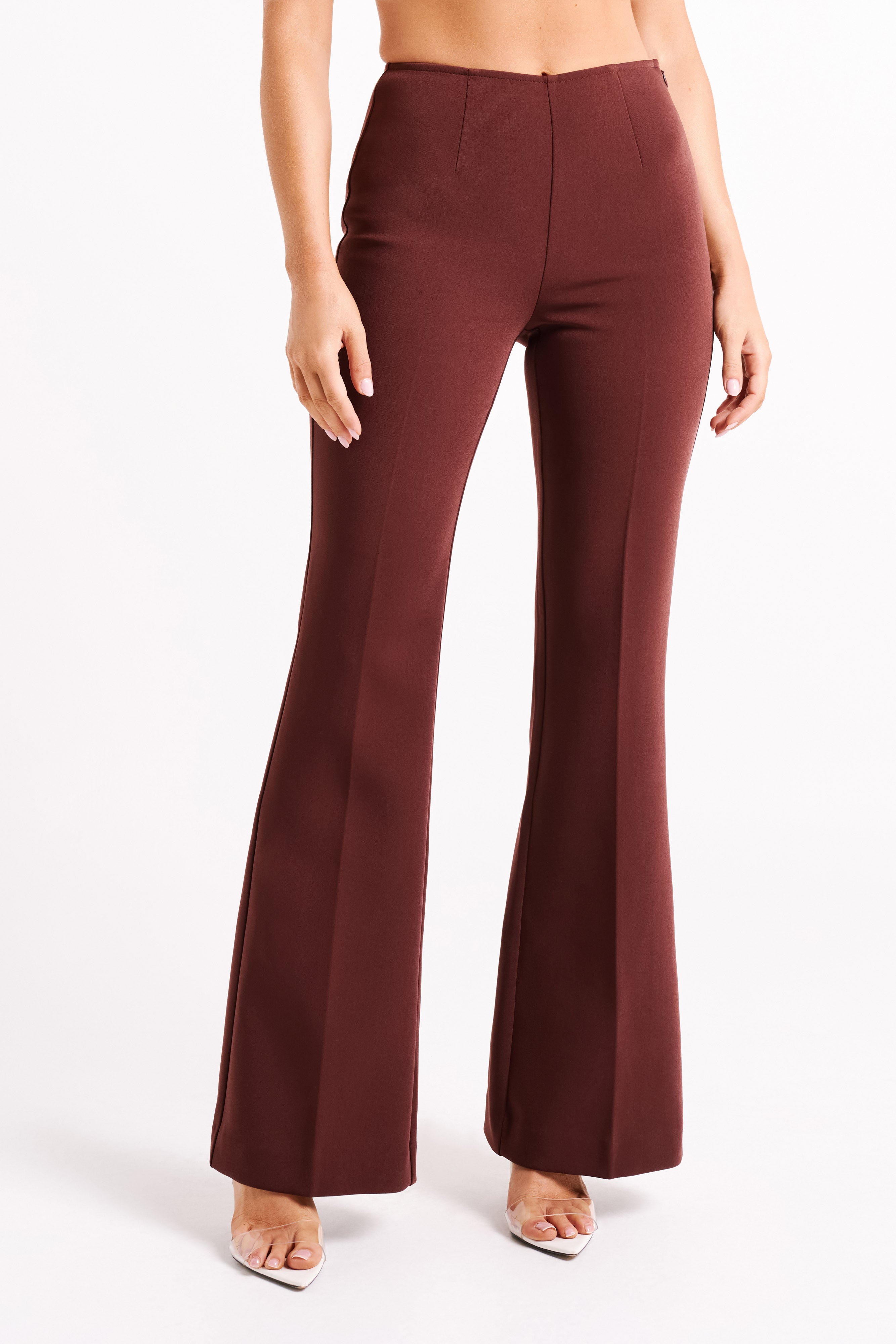 Levauro Loretta Fit & Flare Özel Pantolon - Çikolata