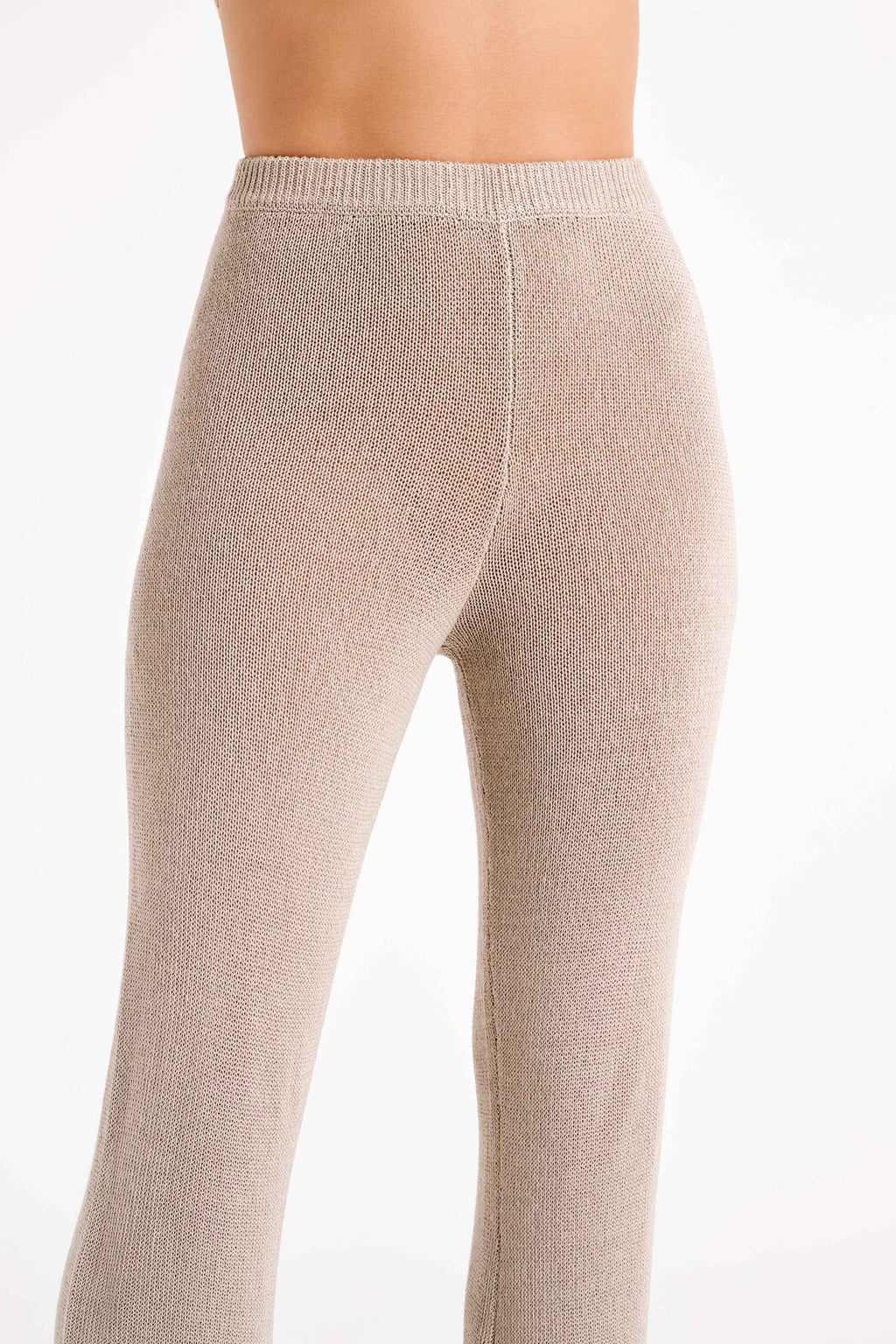 Levauro Carlota Örgü Pantolon - Taupe