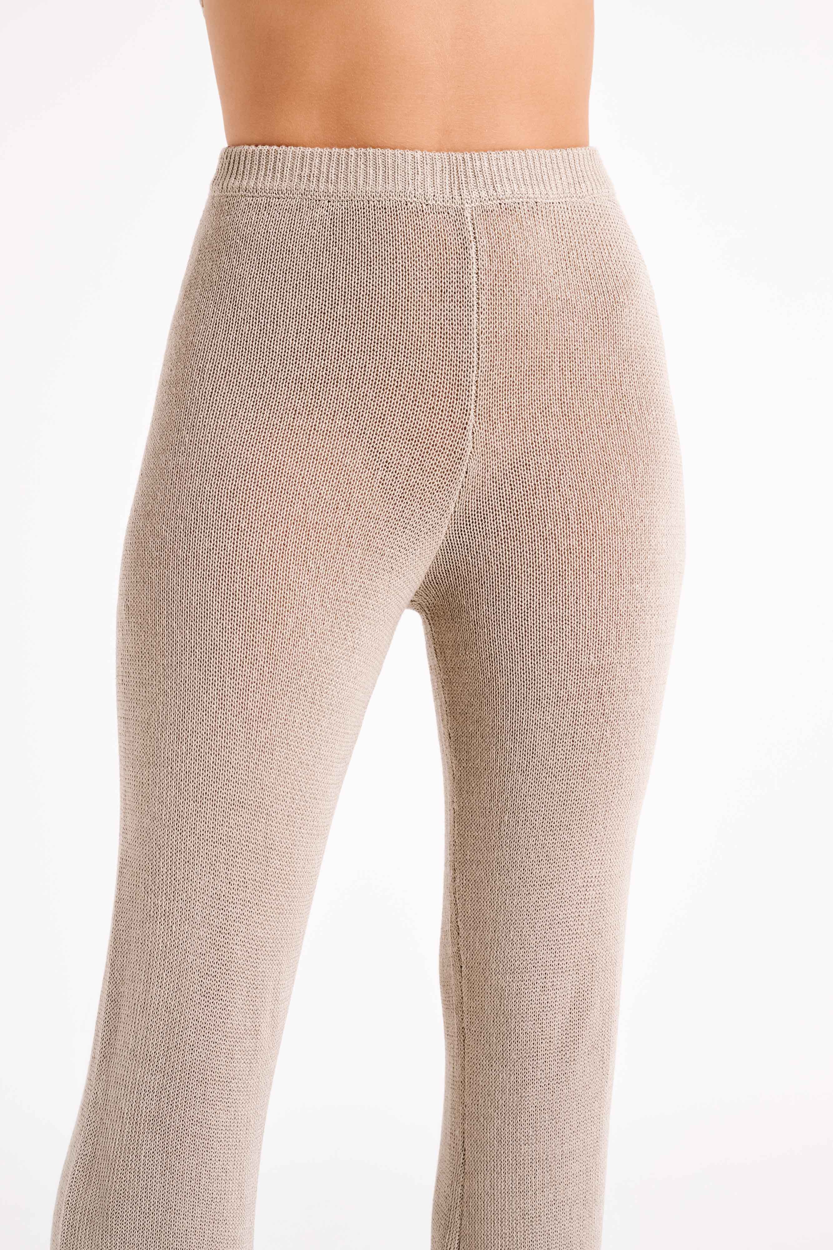 Levauro Carlota Örgü Pantolon - Taupe