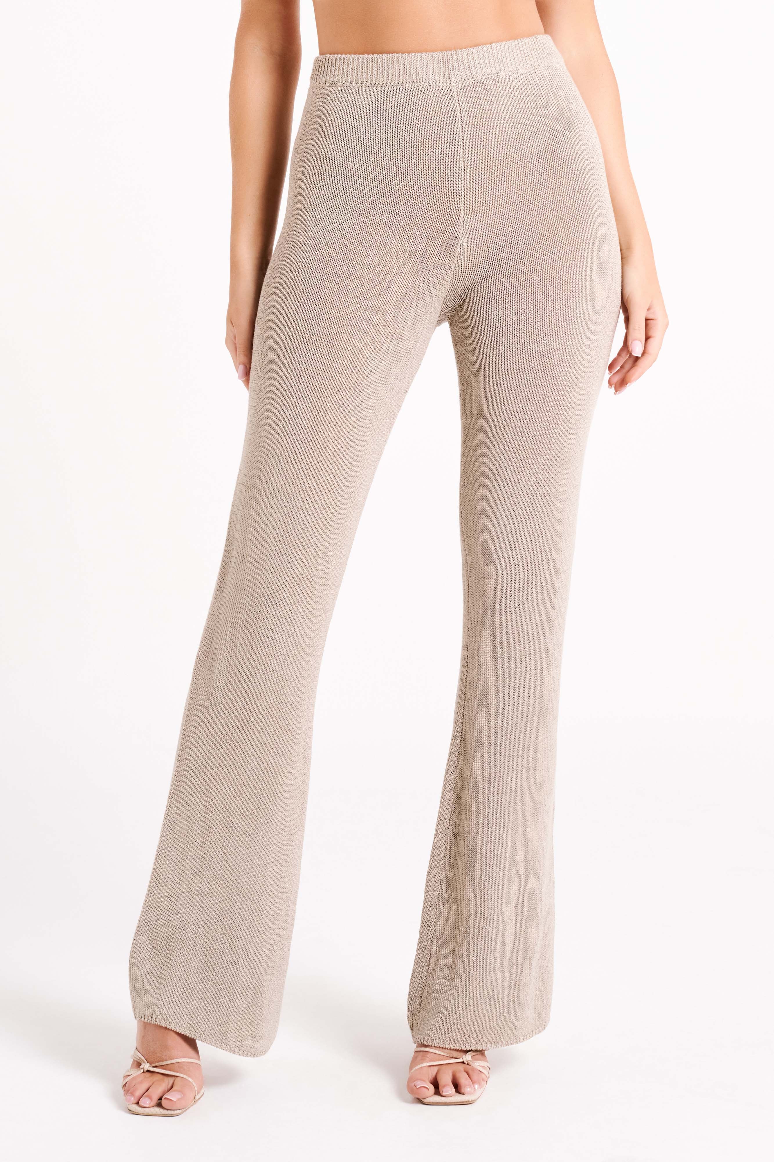Levauro Carlota Örgü Pantolon - Taupe