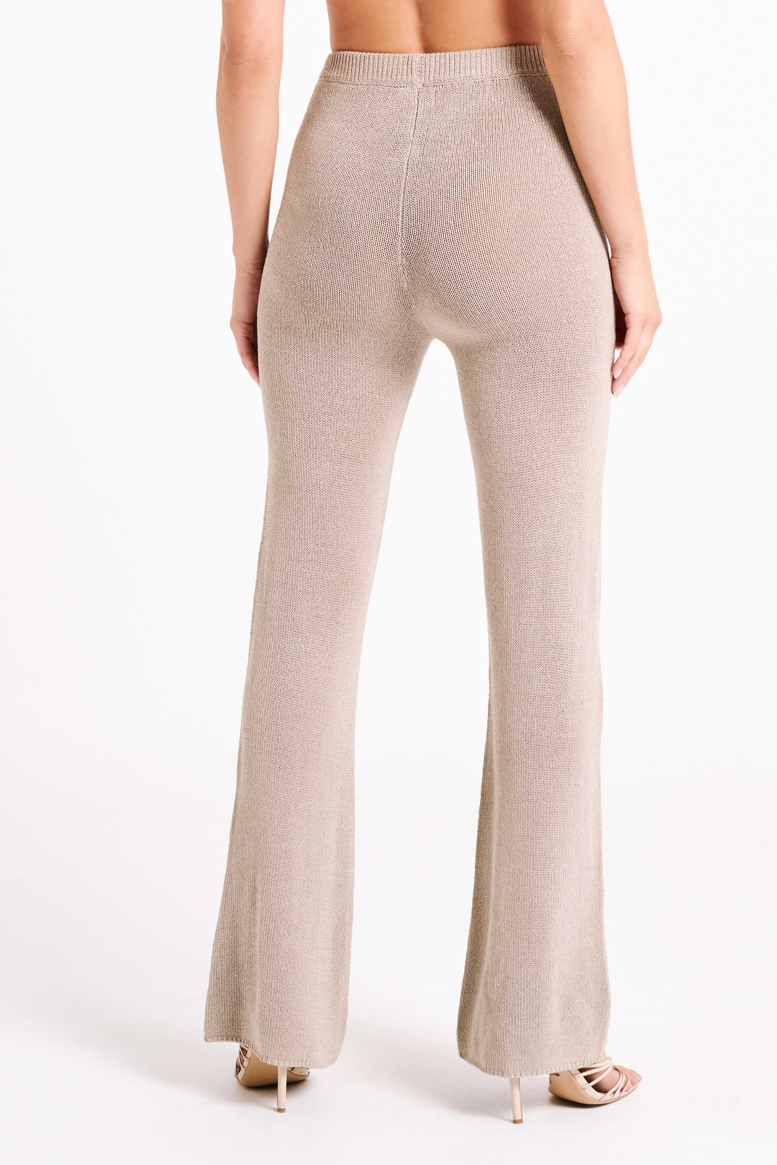 Levauro Carlota Örgü Pantolon - Taupe