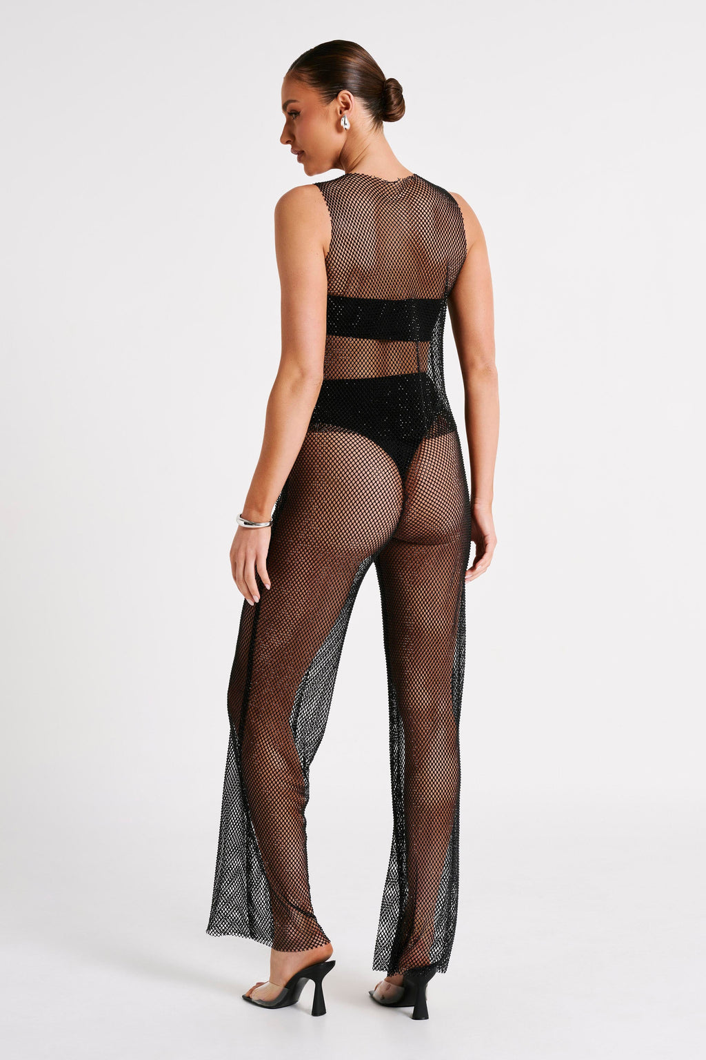 Levauro Emerson Diamante File Pantolon - Siyah