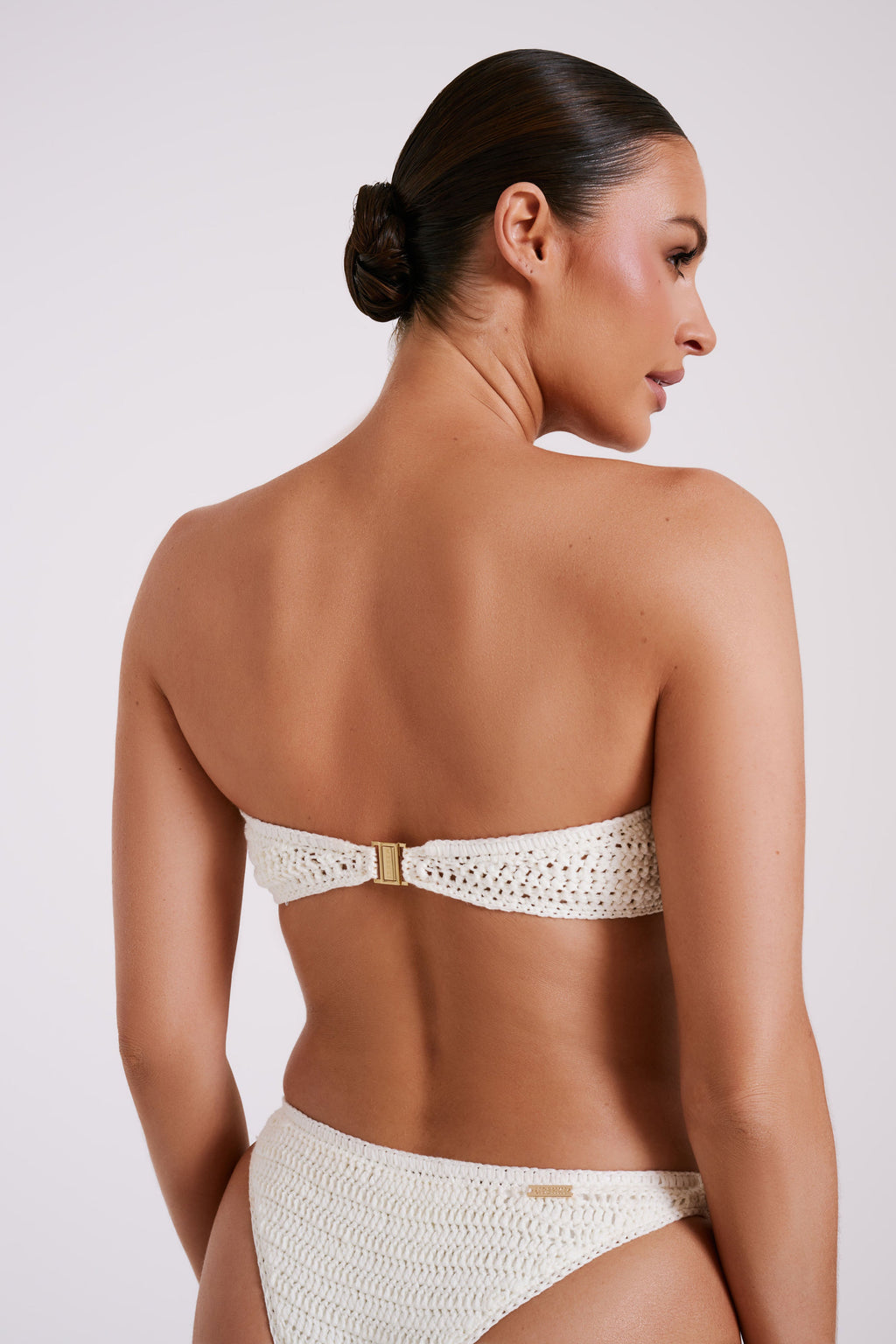 Levauro Noreen Rose Tığ İşi Bikini Üstü - Fildişi