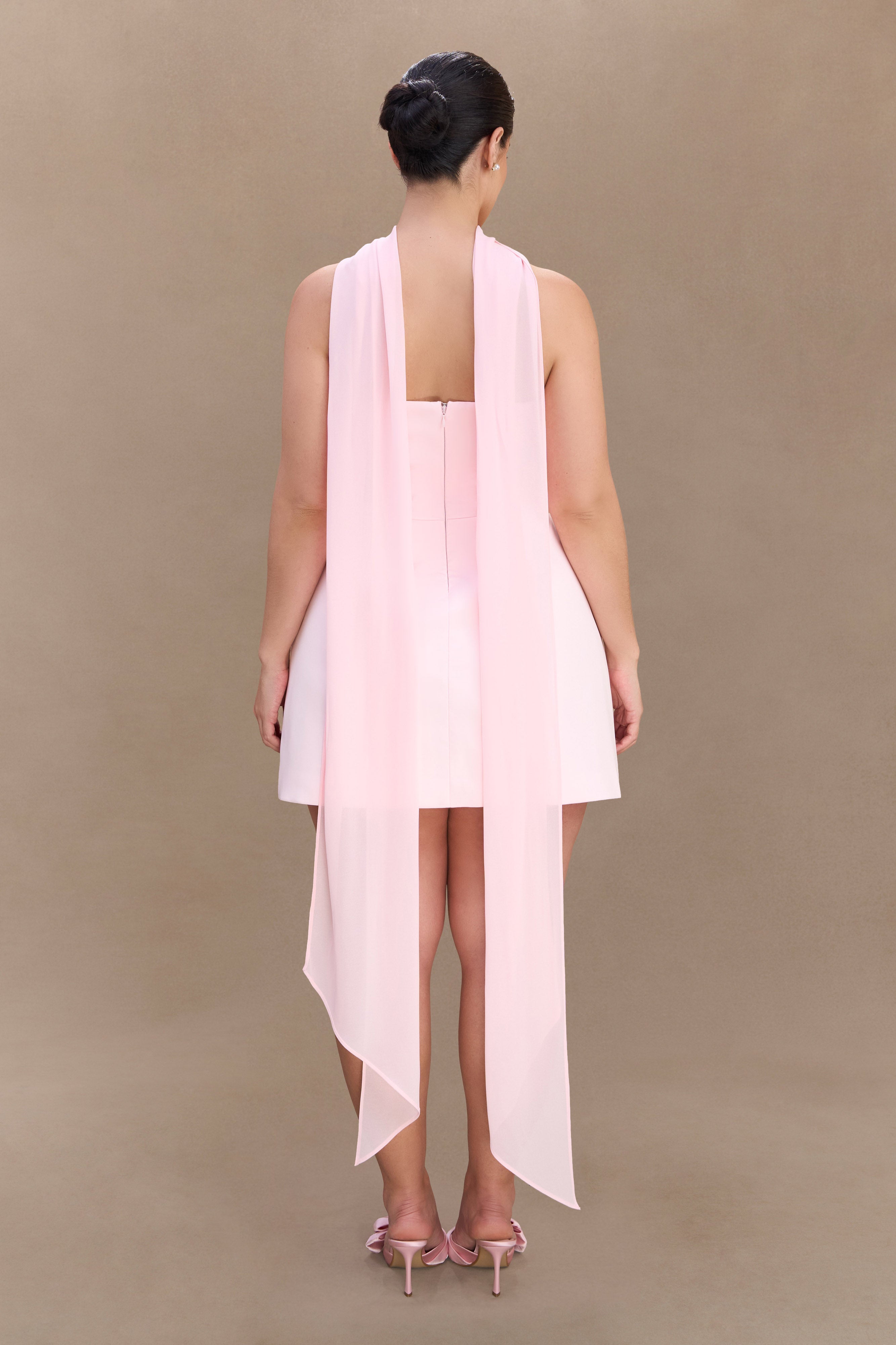 Levauro Orellia Straplez Takım Elbise Mini Elbise - Soft Pembe