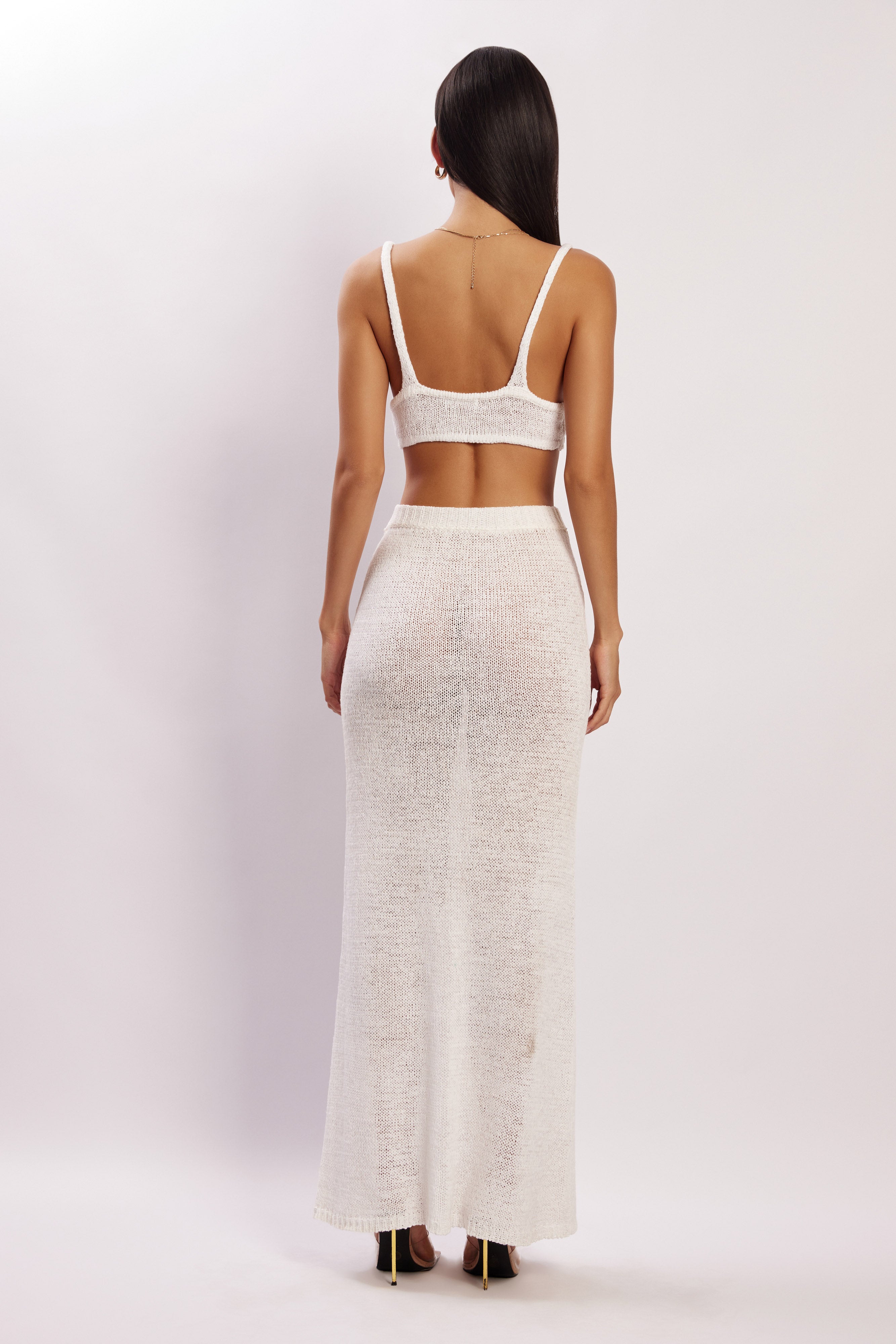 Levauro Mary Örgü Bralet - Beyaz