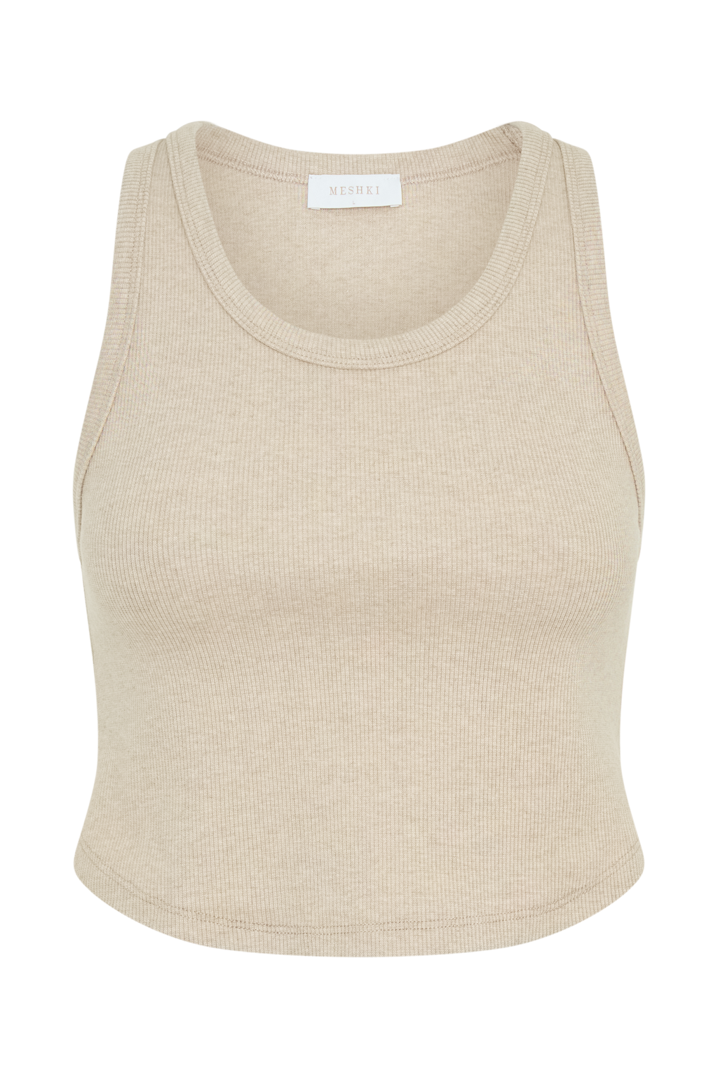 Levauro  Morgana Fitilli Kolsuz Bluz - Neutral Marle