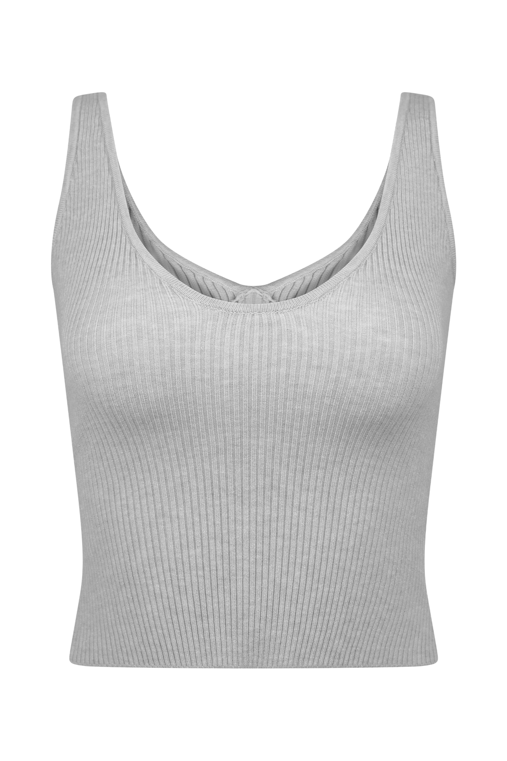 Levauro  Natalya Fitilli Örgü Cami Üst - Heather Gri Marle