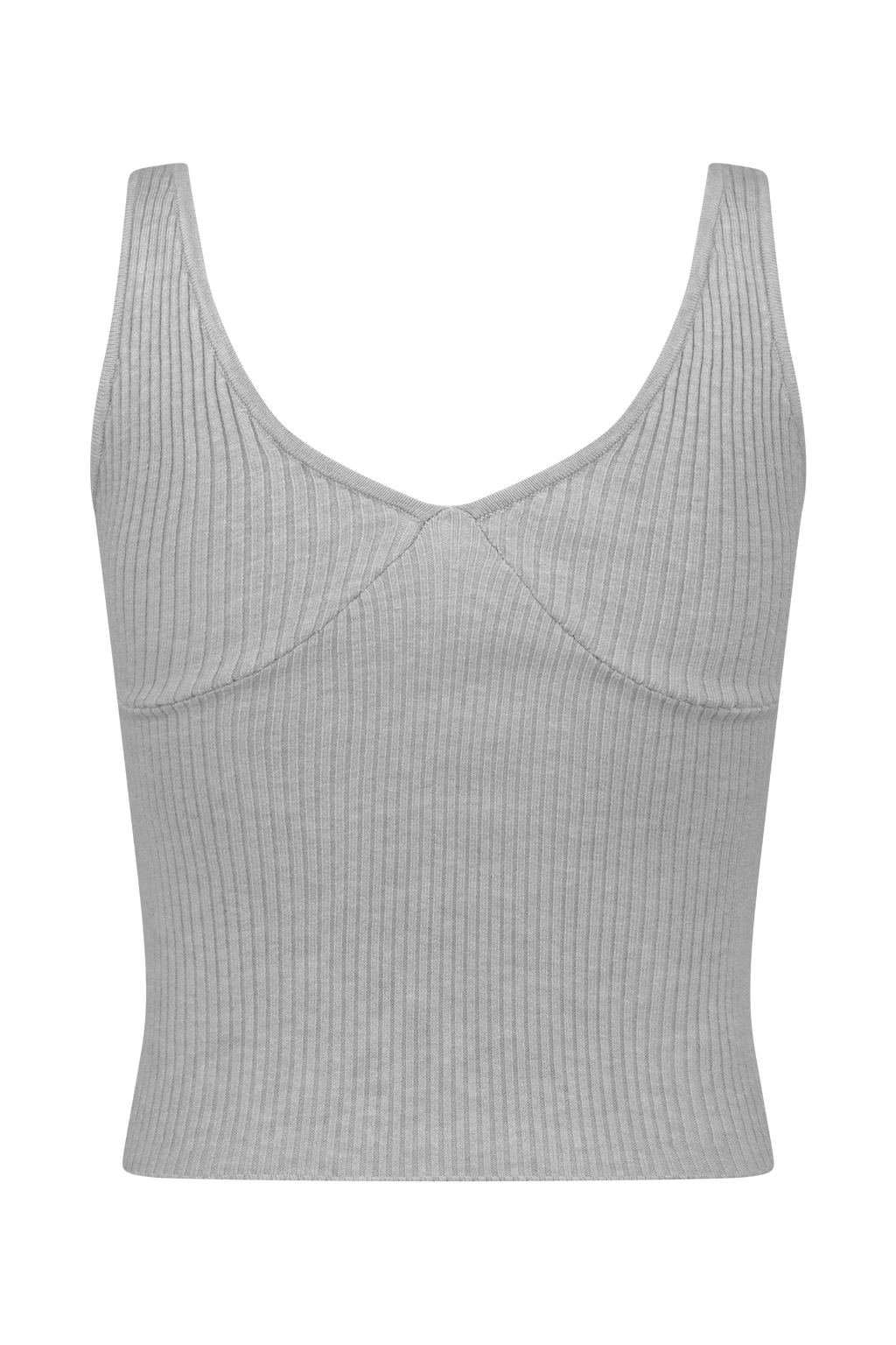 Levauro  Natalya Fitilli Örgü Cami Üst - Heather Gri Marle