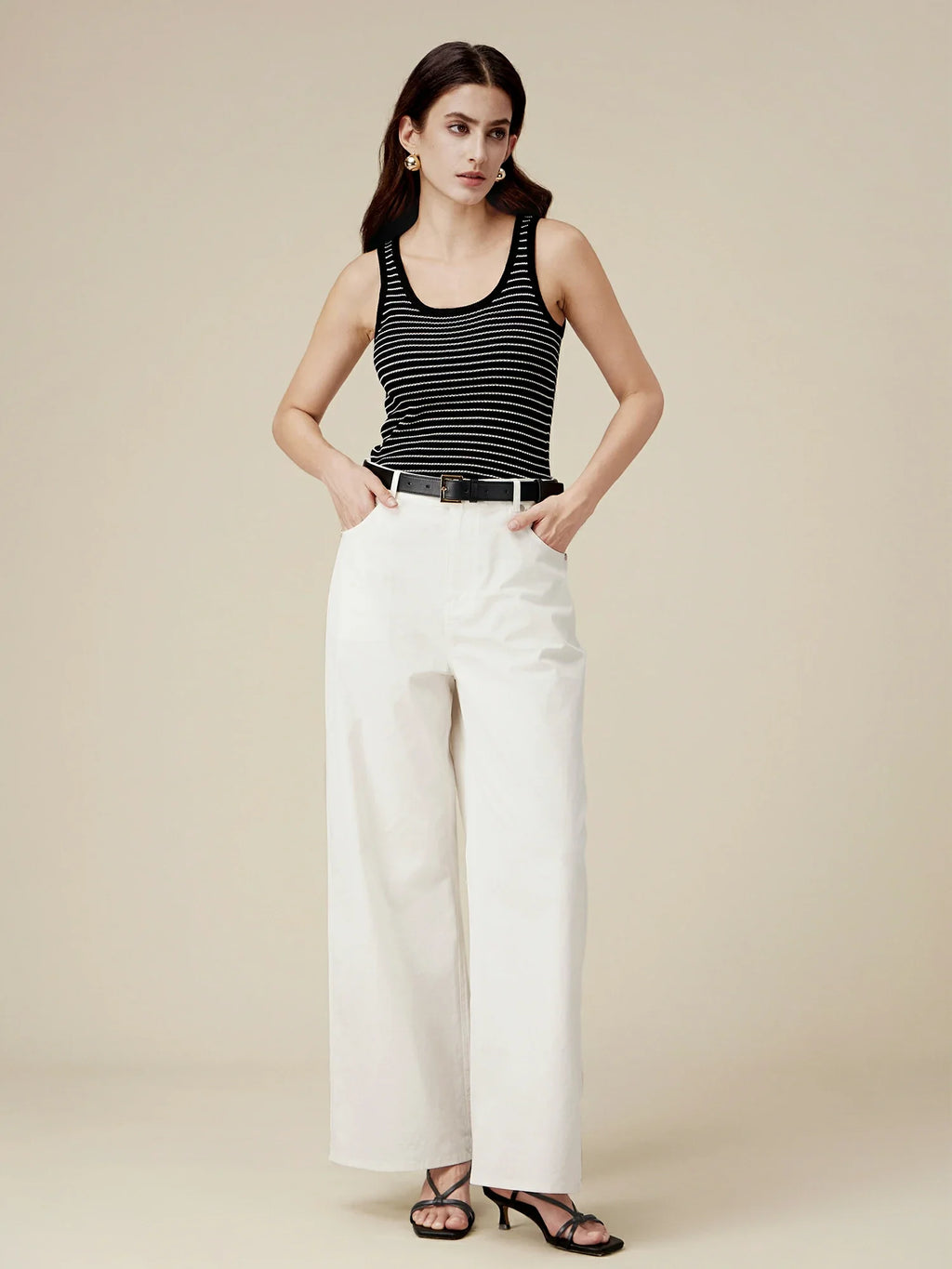 Levauro Pamuklu Geniş Paça Uzun Pantolon