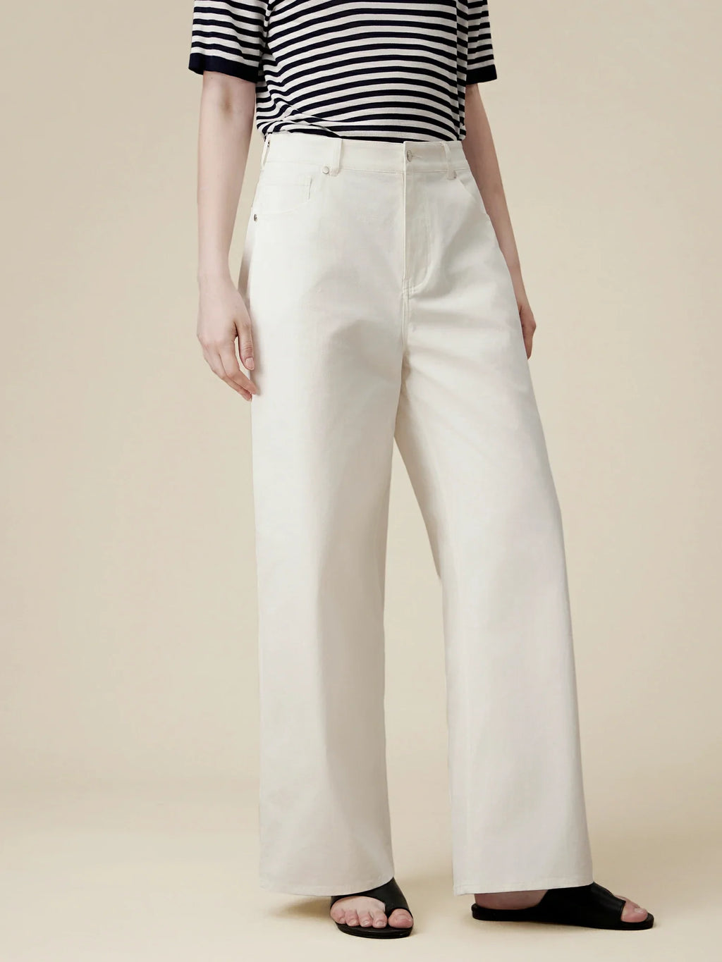 Levauro Pamuklu Geniş Paça Uzun Pantolon