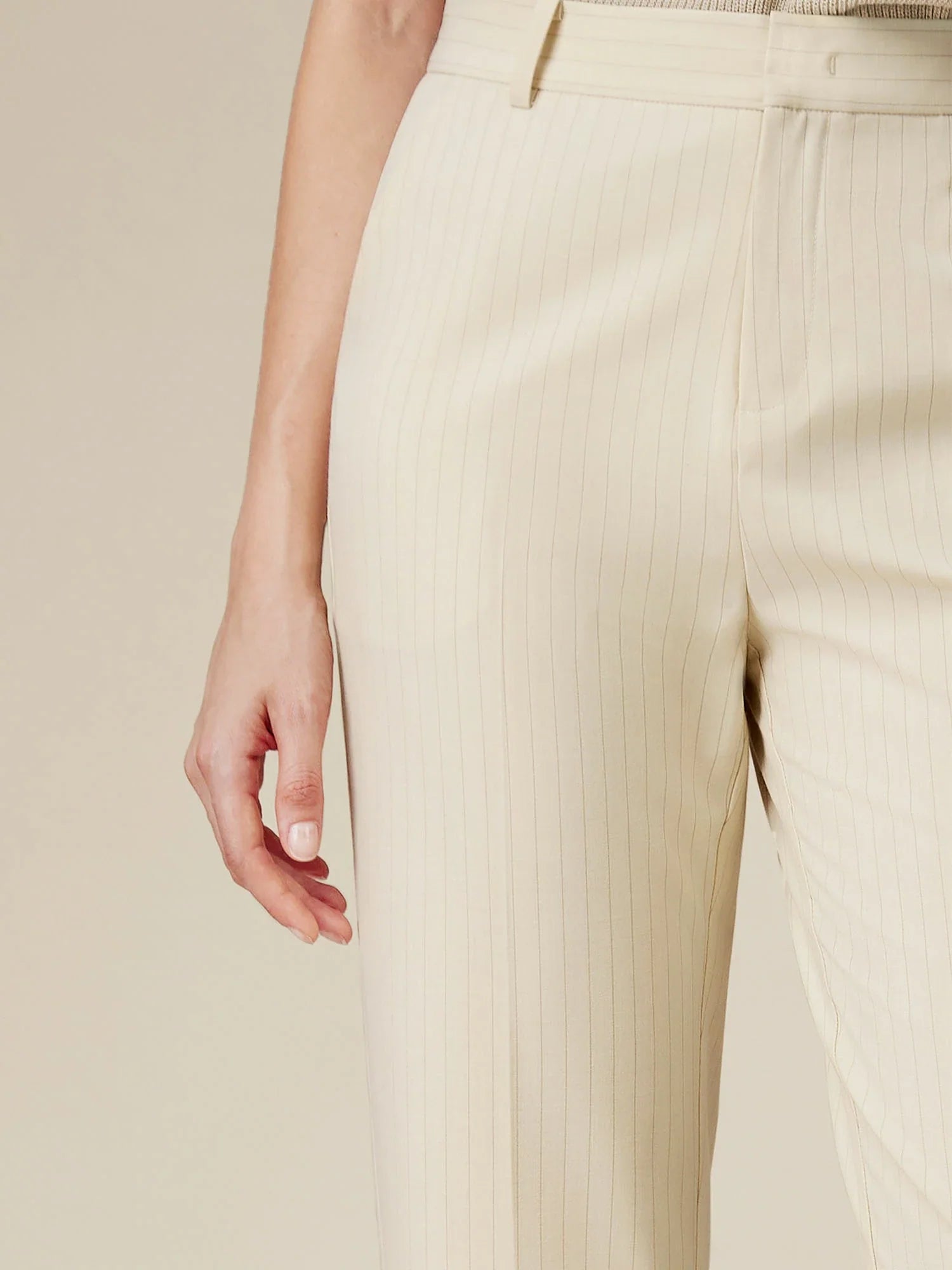 Levauro Pamuklu Çizgili Kısa Pantolon