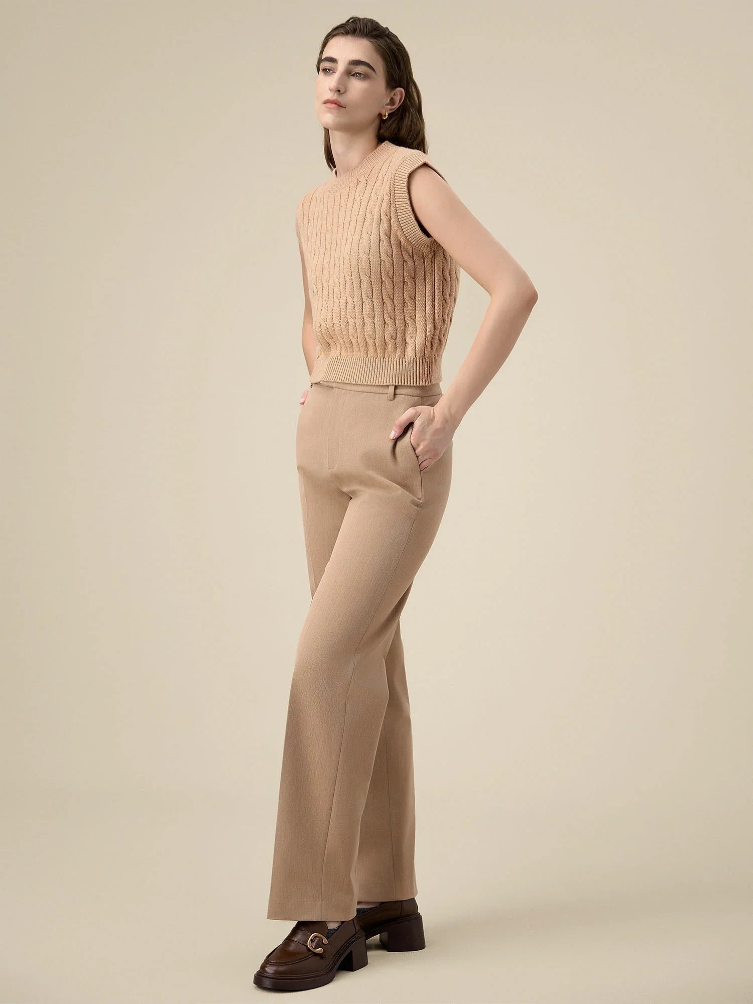 (FINAL SALE)Classic Straight Pants