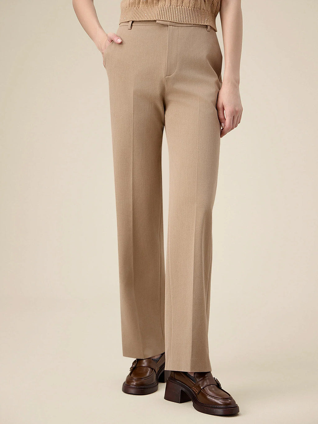 (FINAL SALE)Classic Straight Pants
