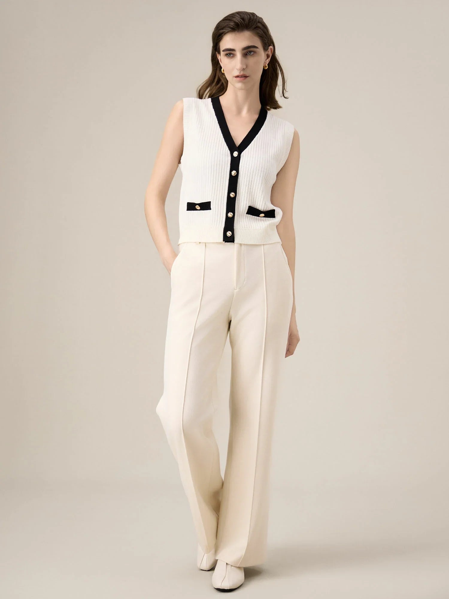 Levauro Kadın Örgü Kloş Pantolon