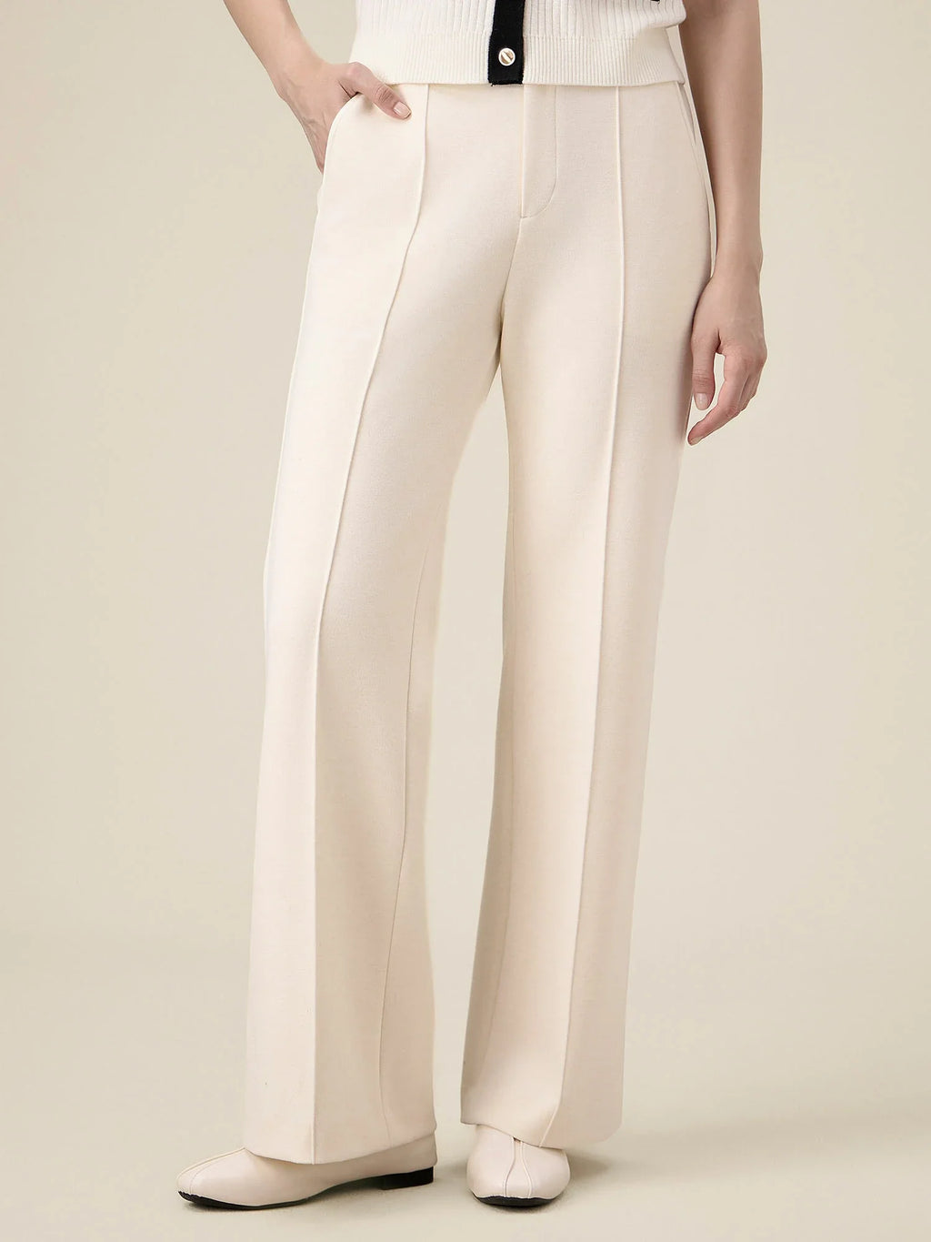 Levauro Kadın Örgü Kloş Pantolon