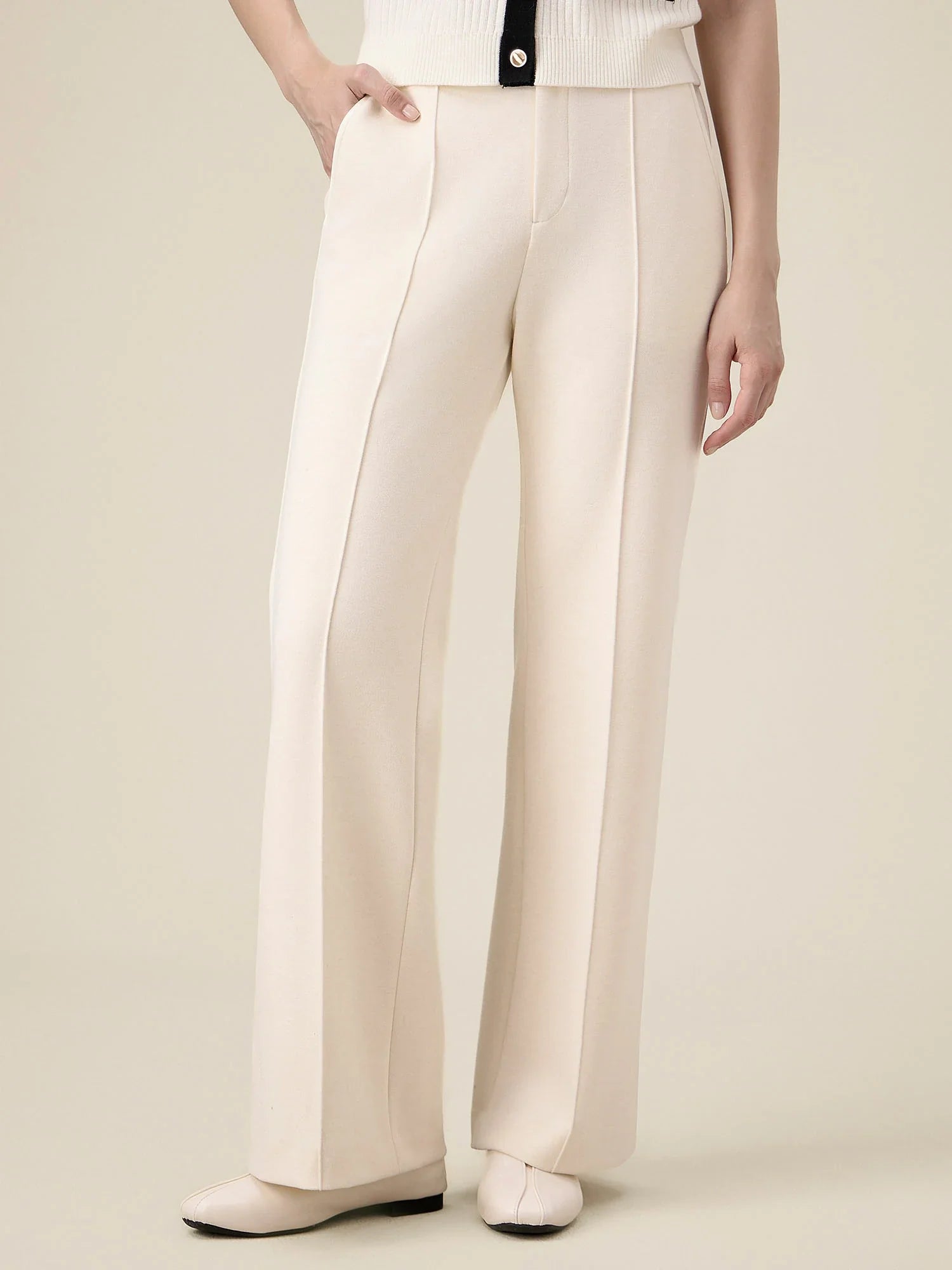 Levauro Kadın Örgü Kloş Pantolon