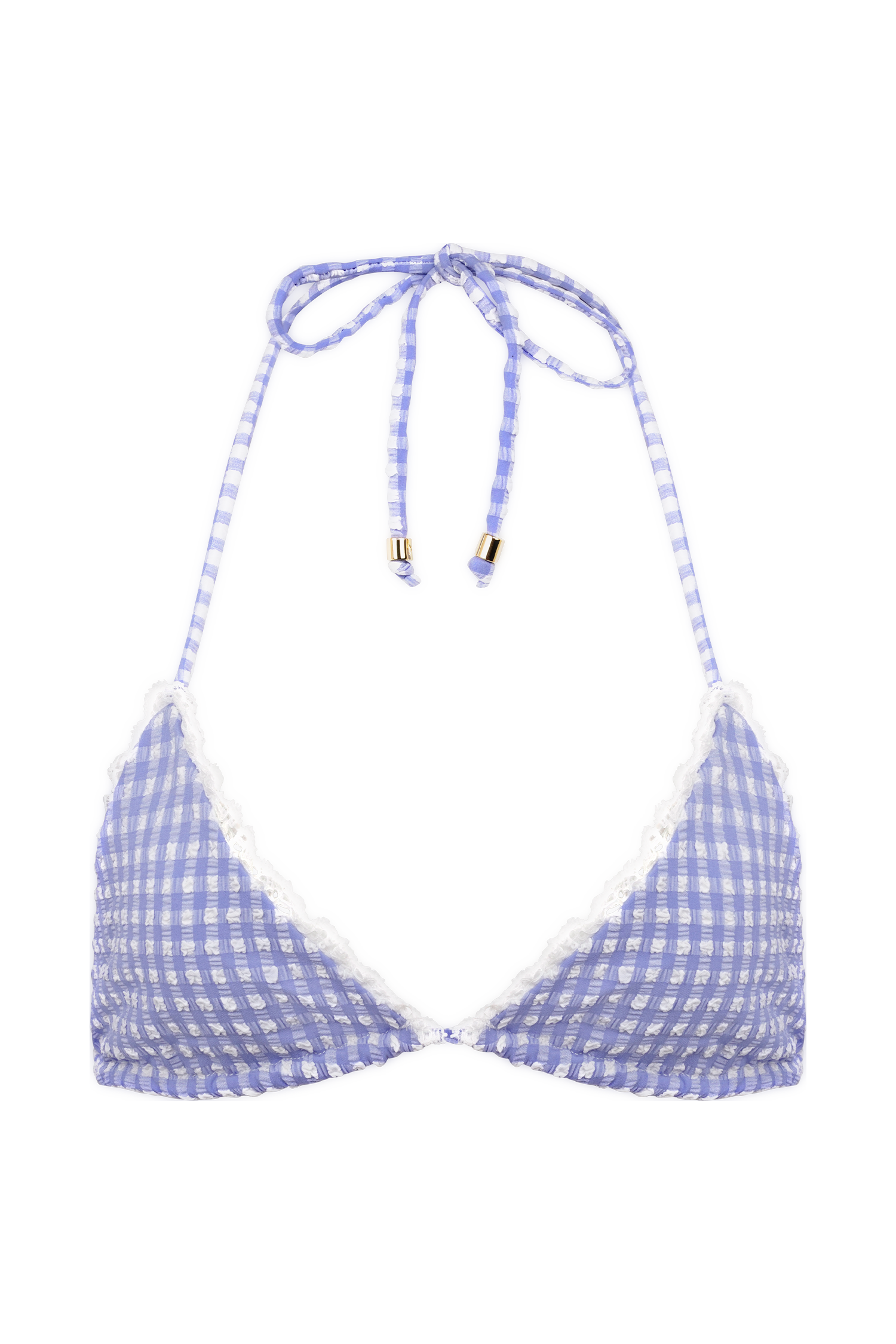 Levauro Persephone Pötikareli Üçgen Bikini Üstü - Lila